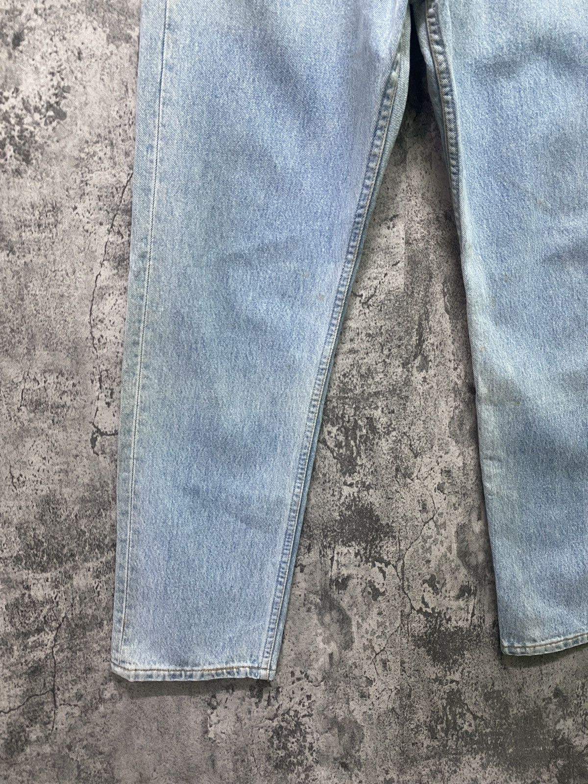 Levi's × Vintage 90s Vintage LEVIS 501 Made In USA Light Wash Jeans 32x28 Size US 32 / EU 48 - 6 Thumbnail