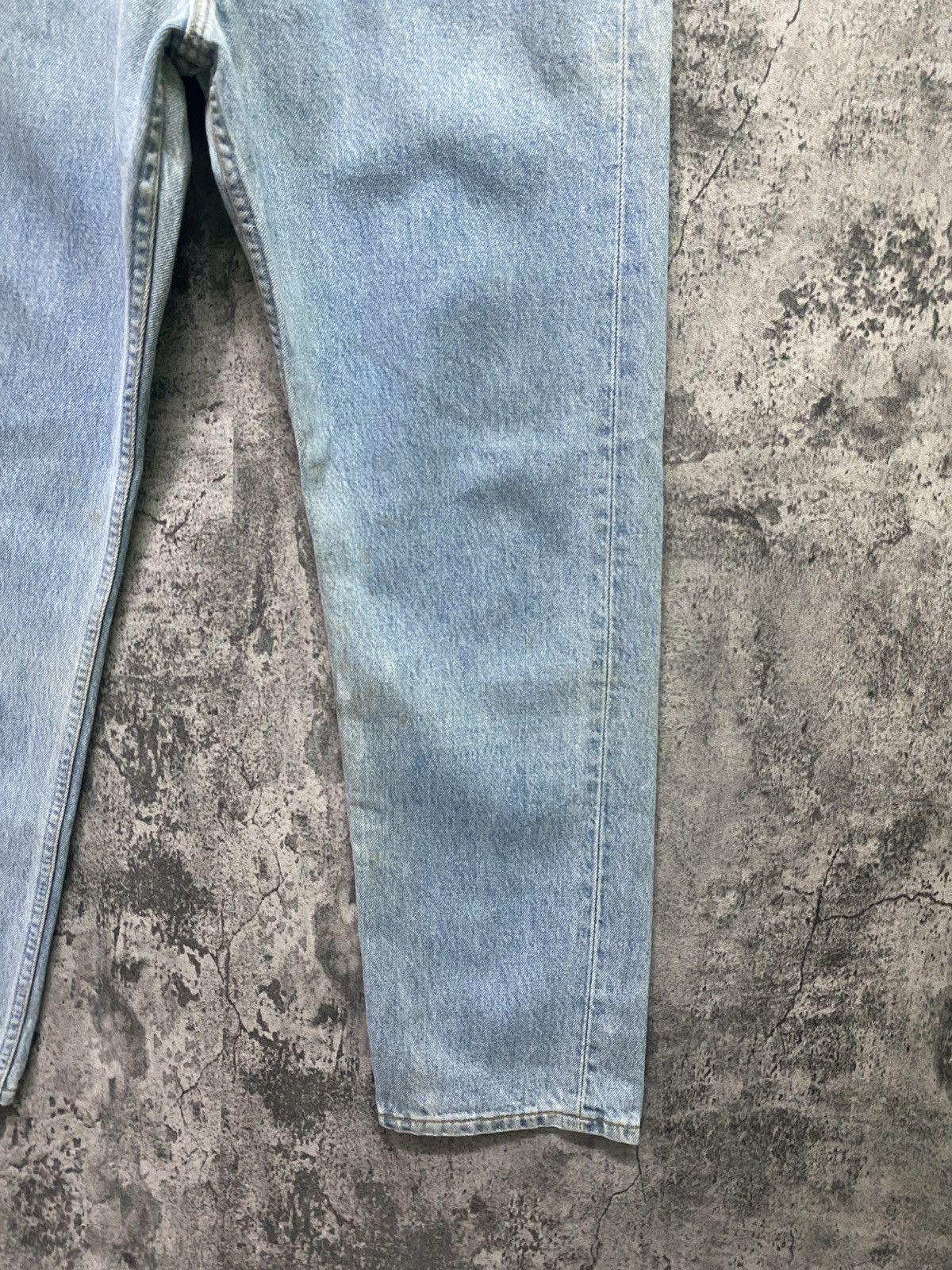 Levi's × Vintage 90s Vintage LEVIS 501 Made In USA Light Wash Jeans 32x28 Size US 32 / EU 48 - 7 Thumbnail