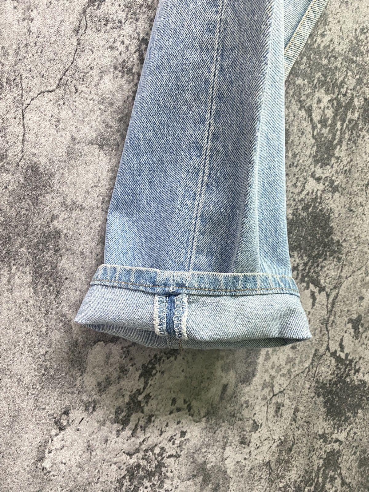 Levi's × Vintage 90s Vintage LEVIS 501 Made In USA Light Wash Jeans 32x28 Size US 32 / EU 48 - 13 Thumbnail