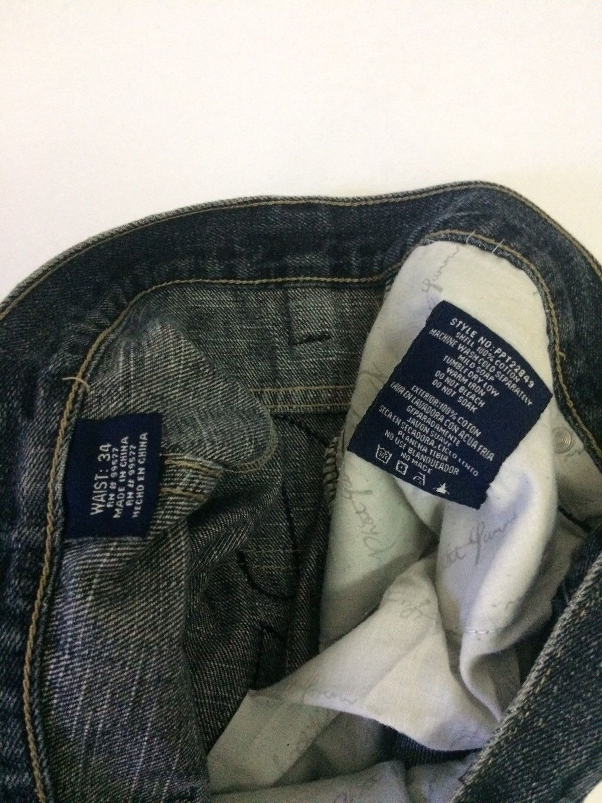 Japanese Brand × Phat Farm Baggy Phat Farm patchwork tactical denim pant Size US 32 / EU 48 - 9 Thumbnail