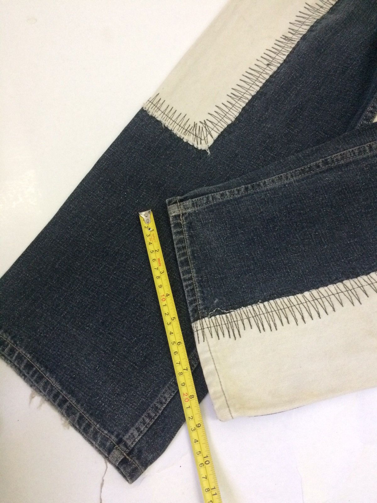 Japanese Brand × Phat Farm Baggy Phat Farm patchwork tactical denim pant Size US 32 / EU 48 - 14 Thumbnail
