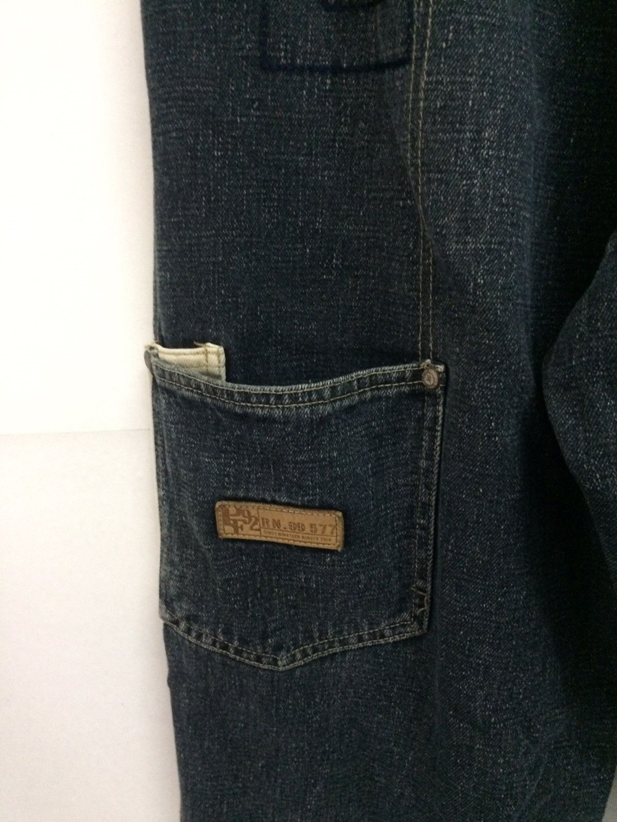 Japanese Brand × Phat Farm Baggy Phat Farm patchwork tactical denim pant Size US 32 / EU 48 - 7 Thumbnail