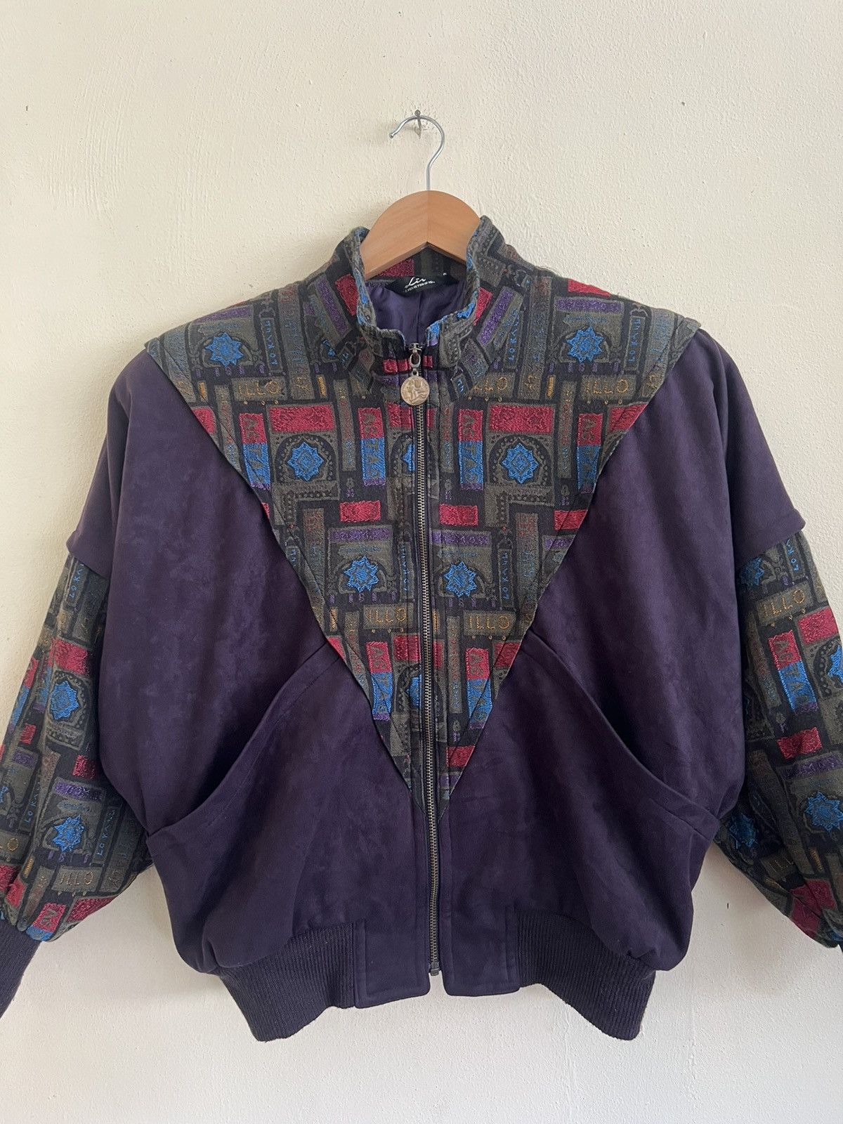 Japanese Brand × Vintage Vintage Nice Design Bomber style Jacket Size US M / EU 48-50 / 2 - 2 Thumbnail