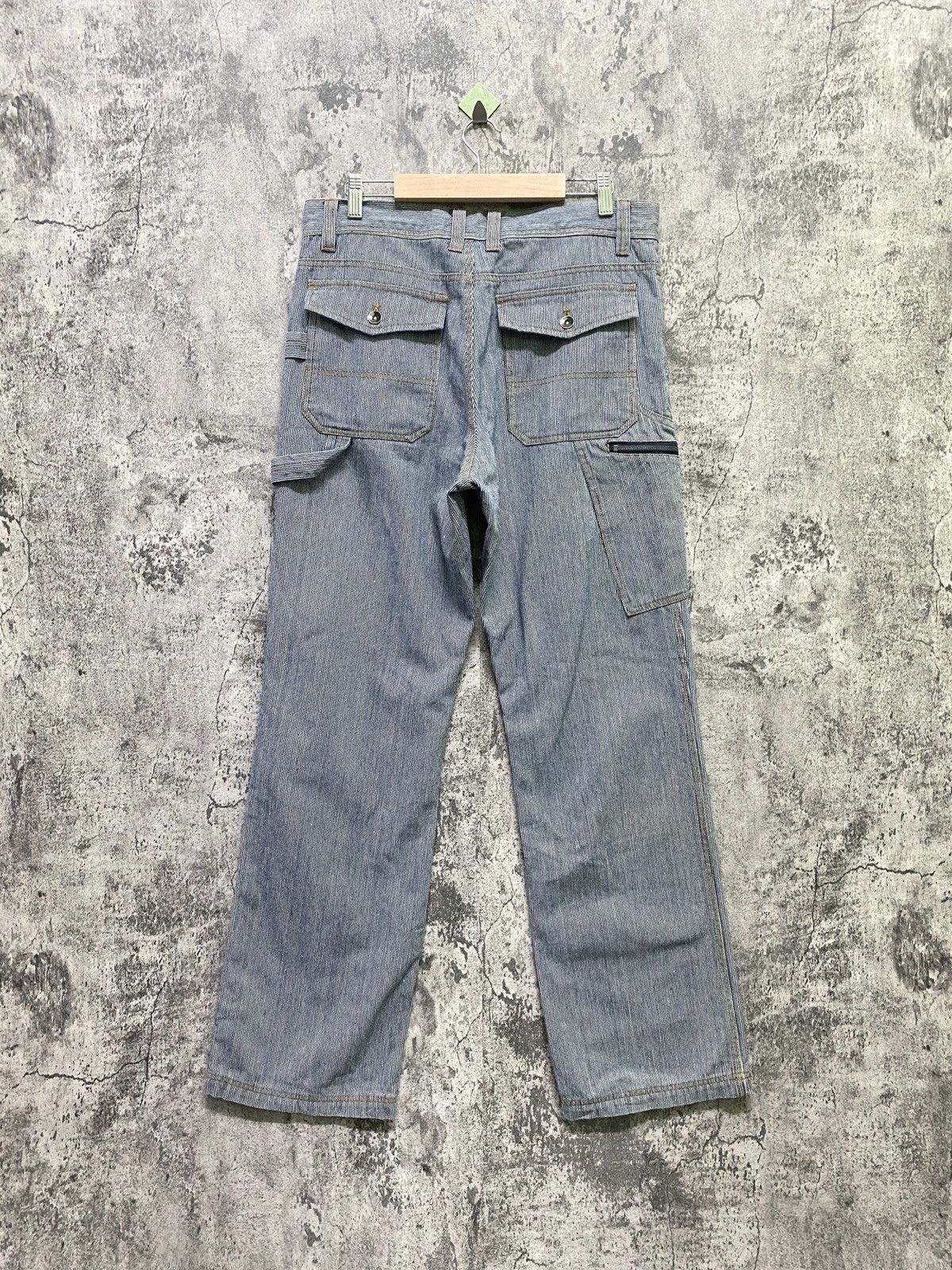 Japanese Brand Villand Hickory Carpenter Zipper Casual Workwear Pant Size US 33 - 2 Thumbnail