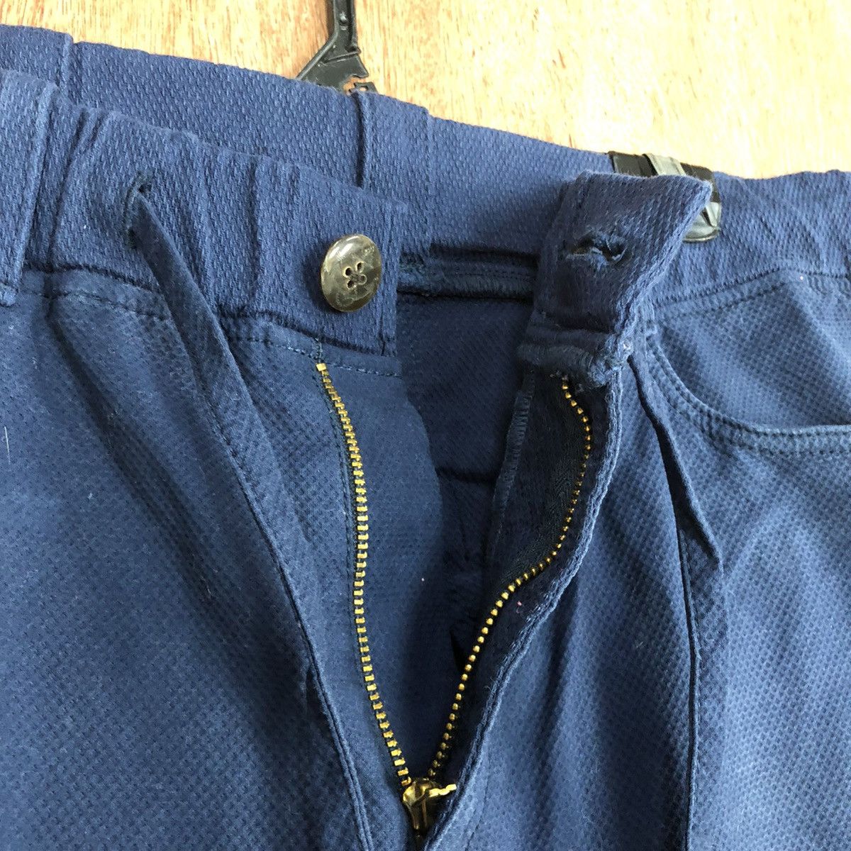 Japanese Brand DL Dope + Drakkar Blue faded Straight Pants #c736 Size US 32 / EU 48 - 8 Thumbnail