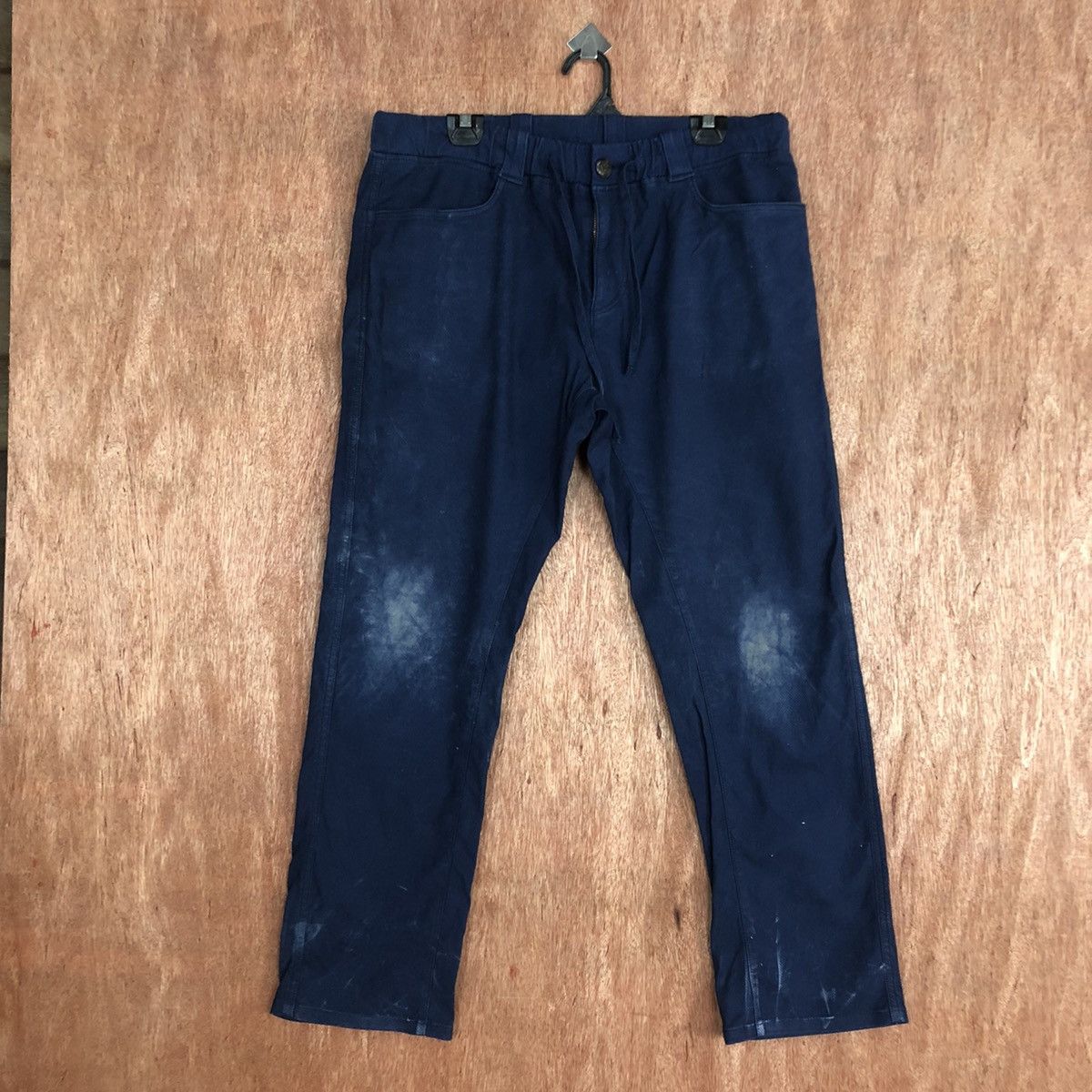 Japanese Brand DL Dope + Drakkar Blue faded Straight Pants #c736 Size US 32 / EU 48 - 1 Thumbnail