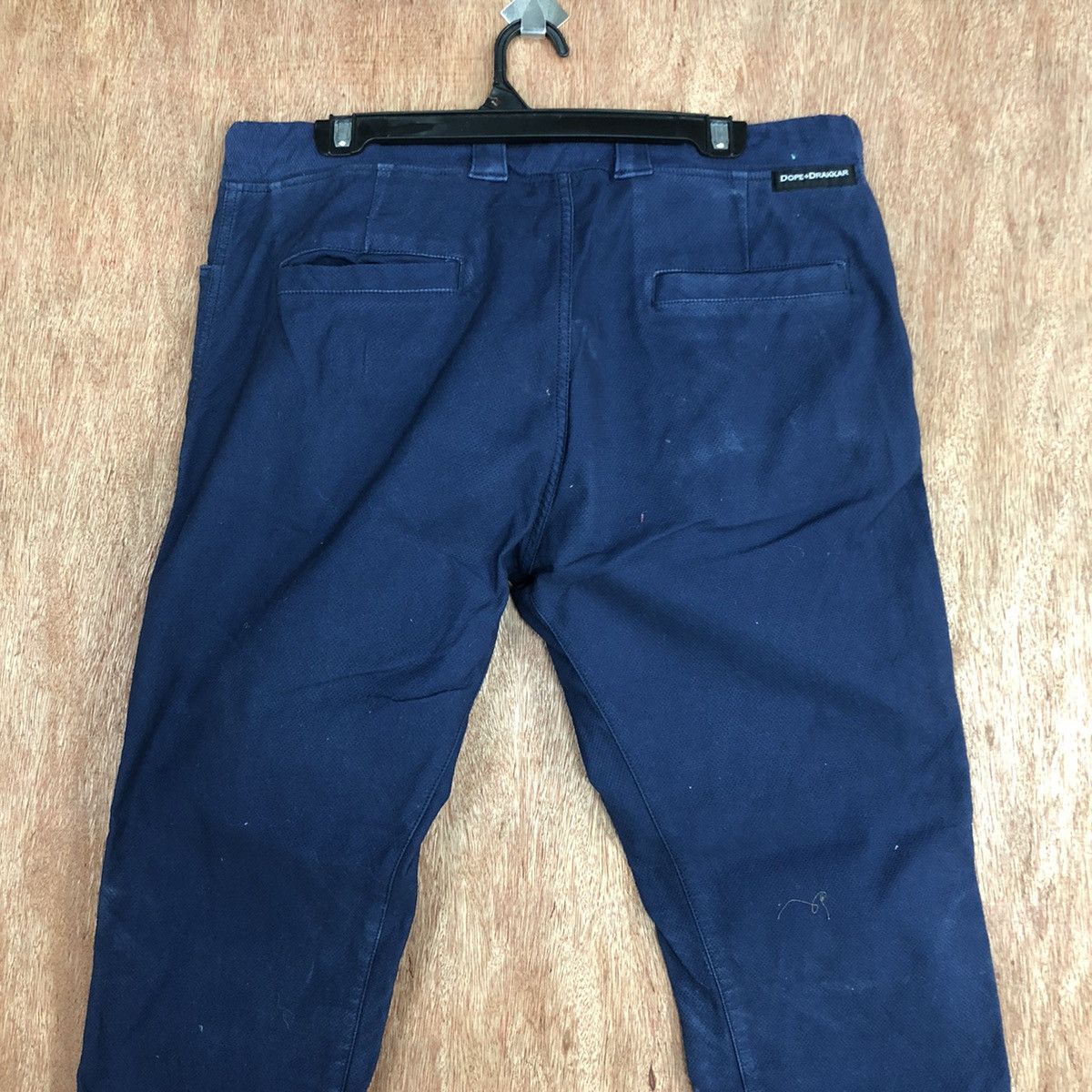 Japanese Brand DL Dope + Drakkar Blue faded Straight Pants #c736 Size US 32 / EU 48 - 10 Thumbnail