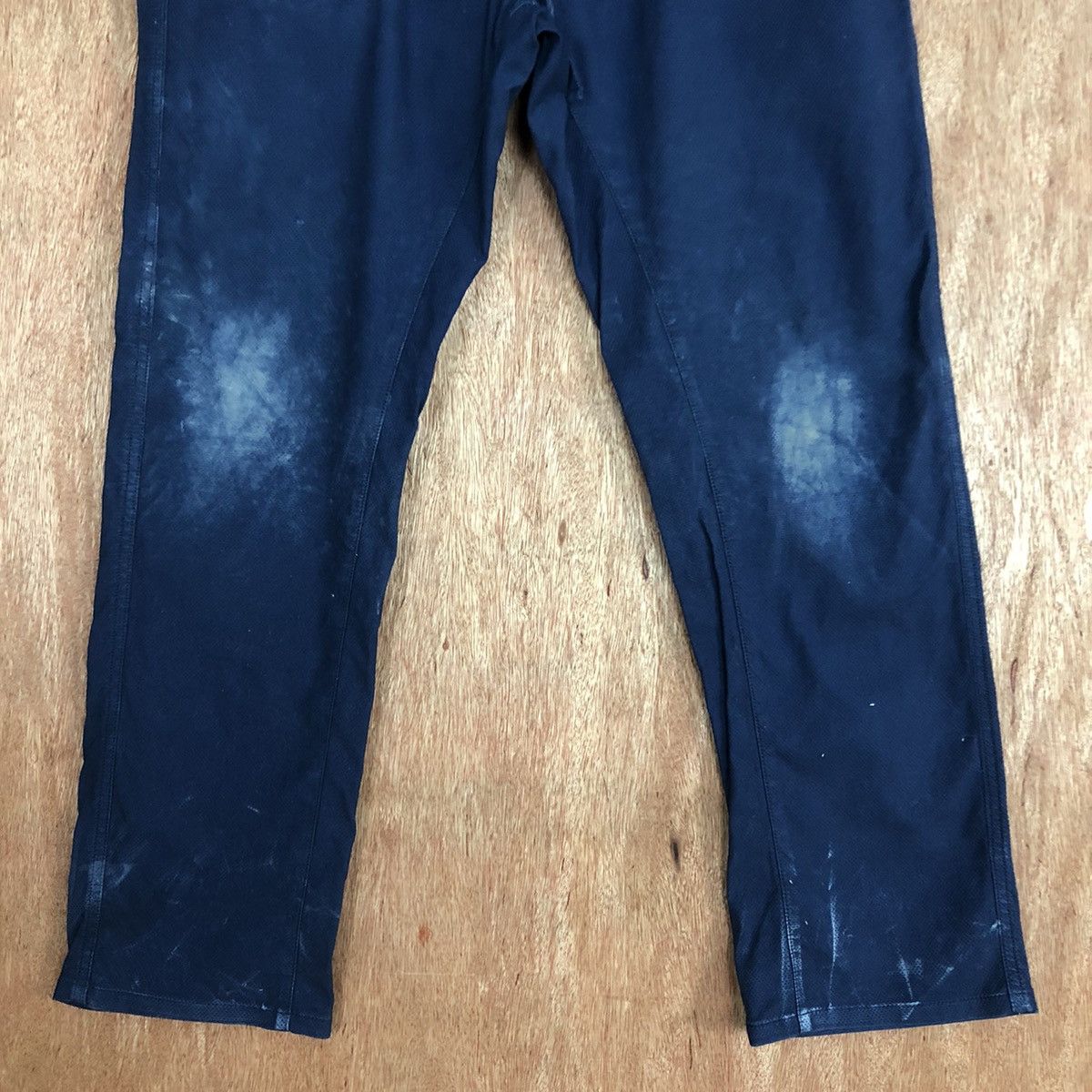 Japanese Brand DL Dope + Drakkar Blue faded Straight Pants #c736 Size US 32 / EU 48 - 3 Thumbnail