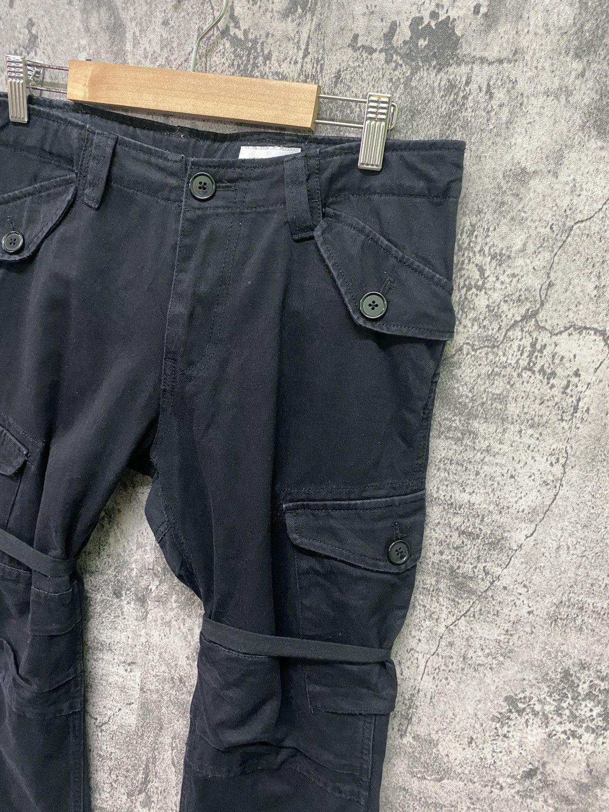 Designer × Japanese Brand × Seditionaries JAPAN WORLD WIDE LOVE Cargo Multipocket Bondage Pants Size US 32 / EU 48 - 10 Thumbnail