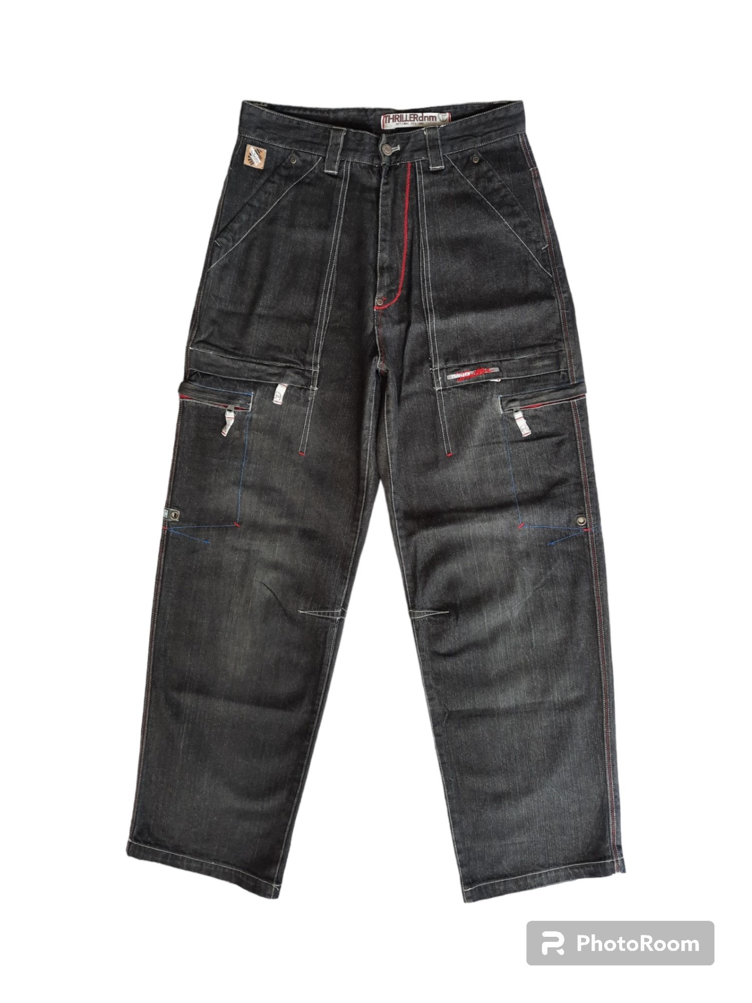 image of Archival Clothing Vintage Thrillr Dnm Skate Baggy Denim Jeans, Men's (Size 32)
