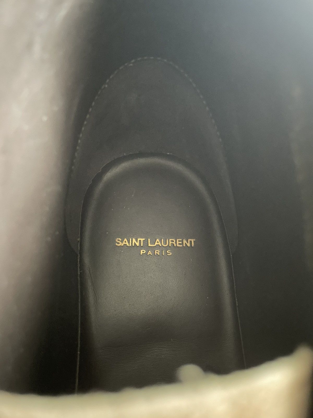 Hedi Slimane × Saint Laurent Paris × Yves Saint Laurent Iconic Brand New Classic Suede Leather Western Boots Shoes Size US 11 / EU 44 - 16 Thumbnail