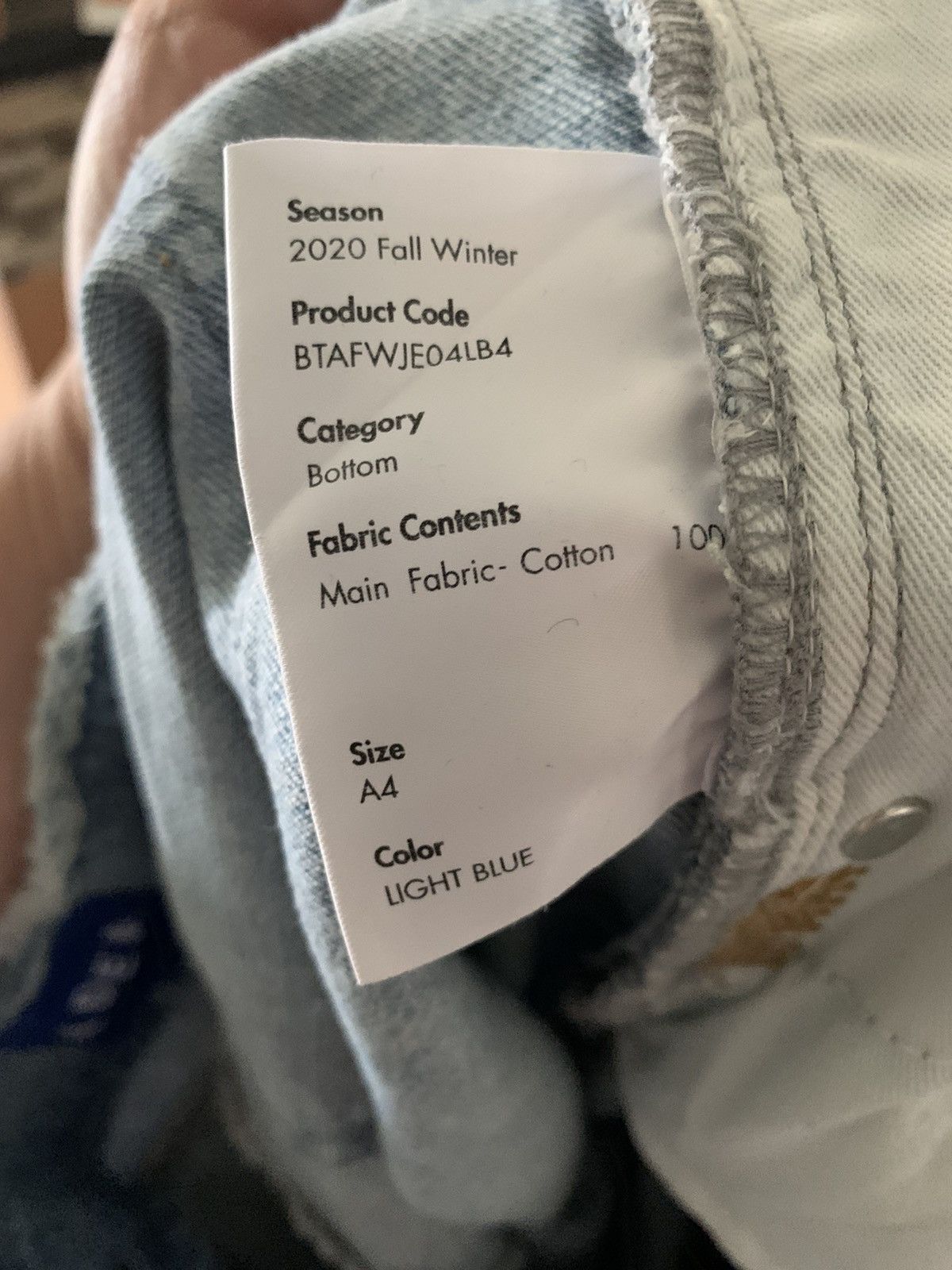 Ader Error Ader Error Oversized Pelton Jeans (sz 4) Size US 34 / EU 50 - 4 Thumbnail