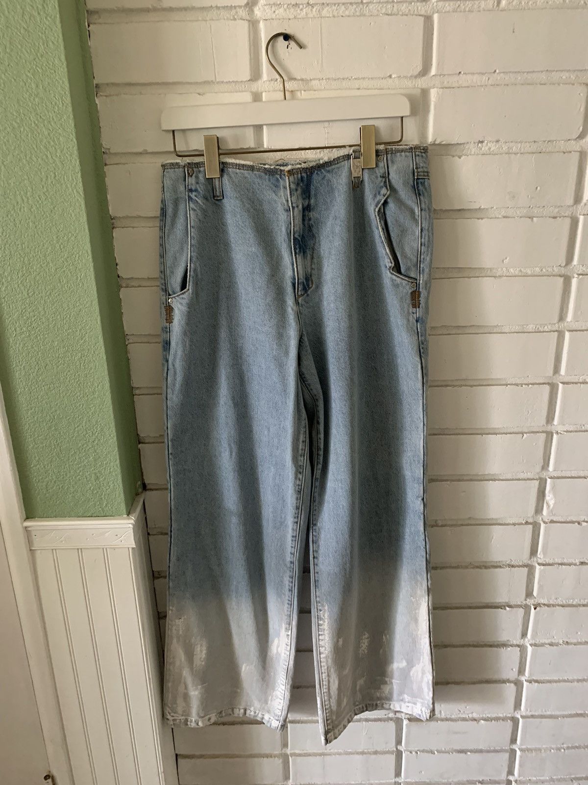 Ader Error Ader Error Oversized Pelton Jeans (sz 4) Size US 34 / EU 50 - 1 Thumbnail