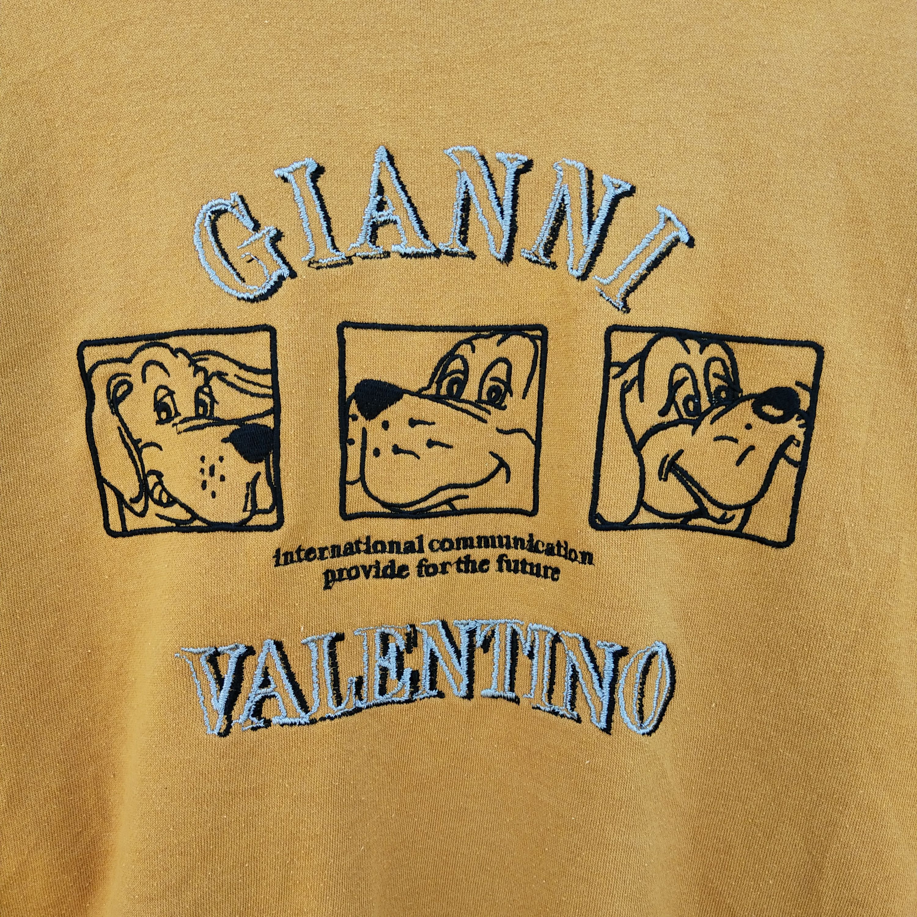Japanese Brand × Vintage Vintage Gianni Valentino Sweatshirt Embroided Logo Size US M / EU 48-50 / 2 - 3 Thumbnail
