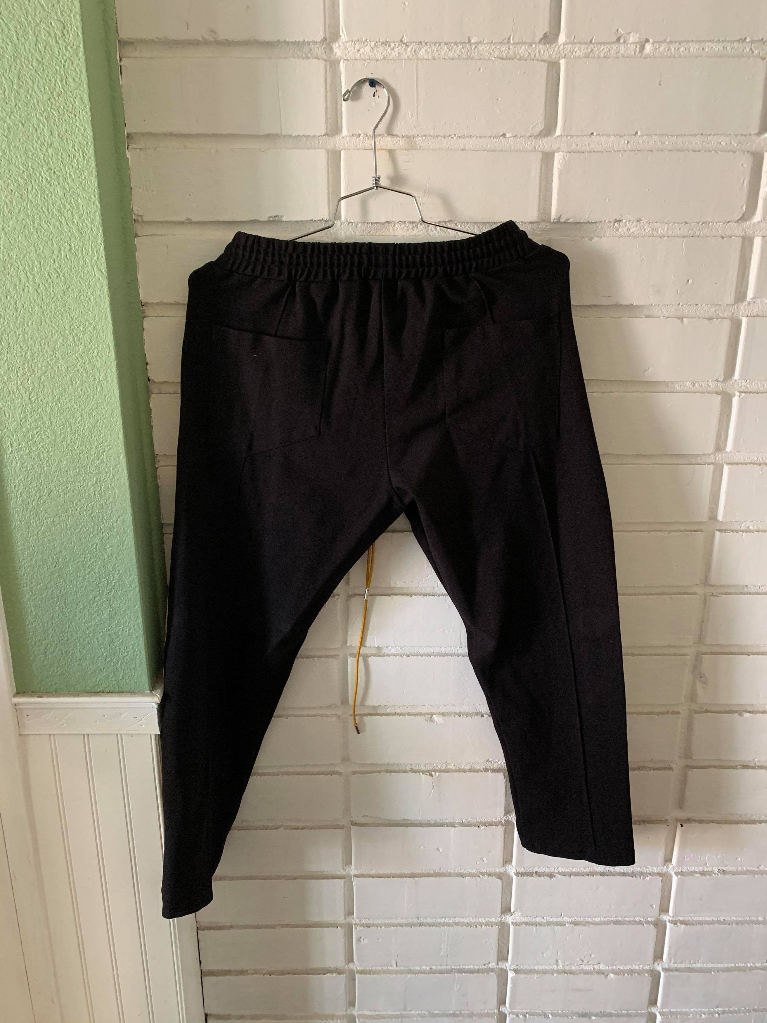 Rhude Rhude Traxedo Tapered Gold Satin Trimmed Pants (sz XL) Size US 36 / EU 52 - 2 Thumbnail