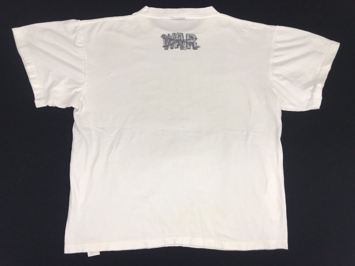 Anime Vintage Manga Anti War Logo Spell Out Nice Design Tee Size L / US 10 / IT 46 - 5 Thumbnail