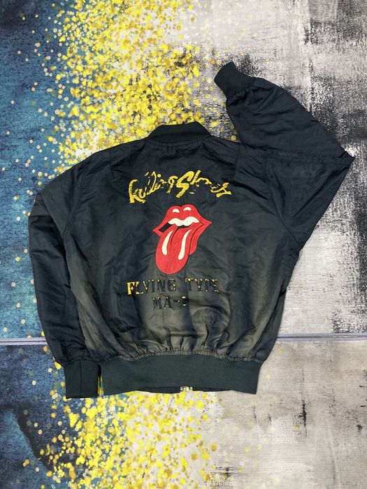 Rolling stones shop bomber jacket