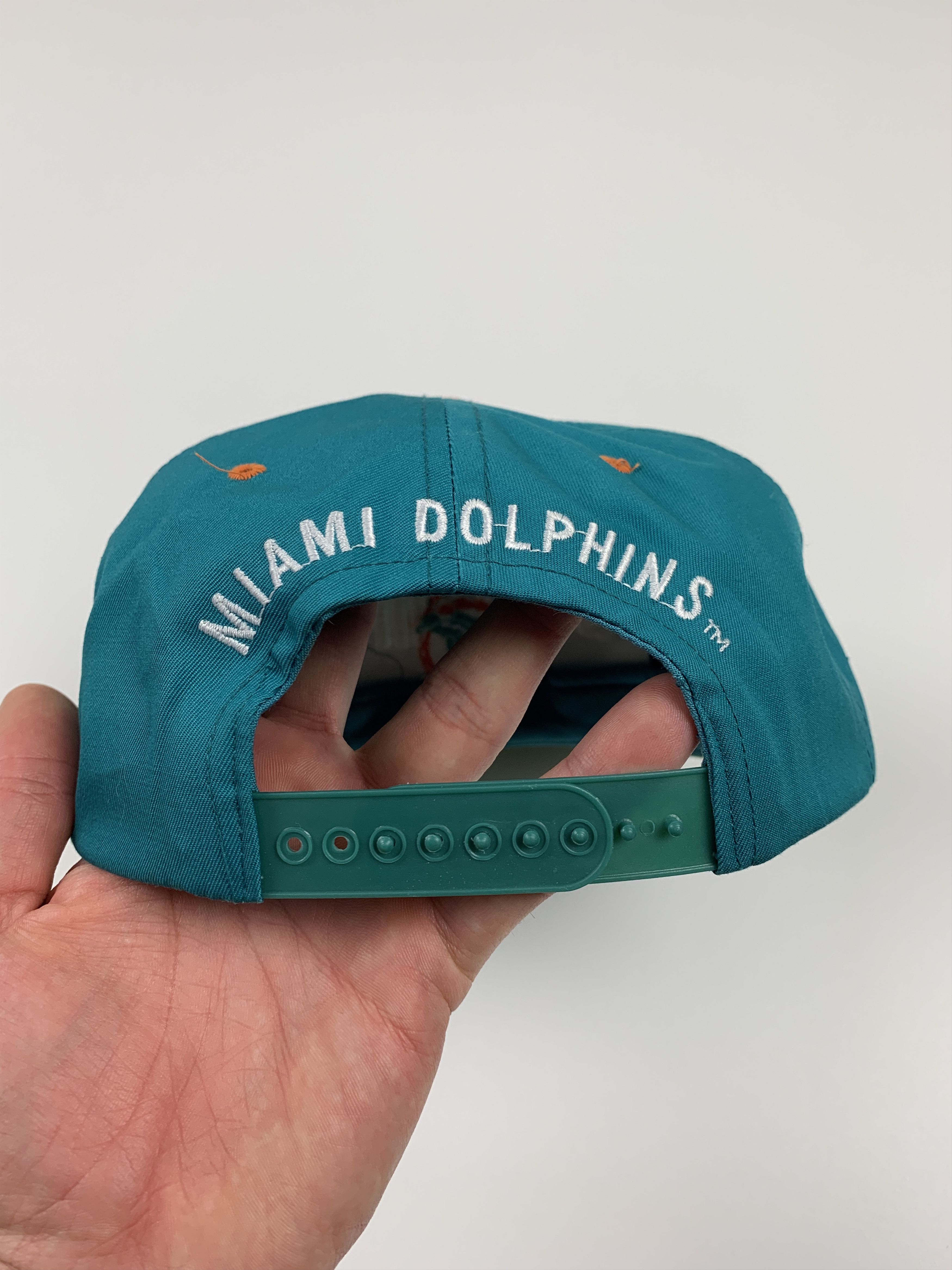 NFL × Vintage Vintage 1993 Miami Dolphins Cap Team NFL Snapback Hat Size ONE SIZE - 4 Thumbnail