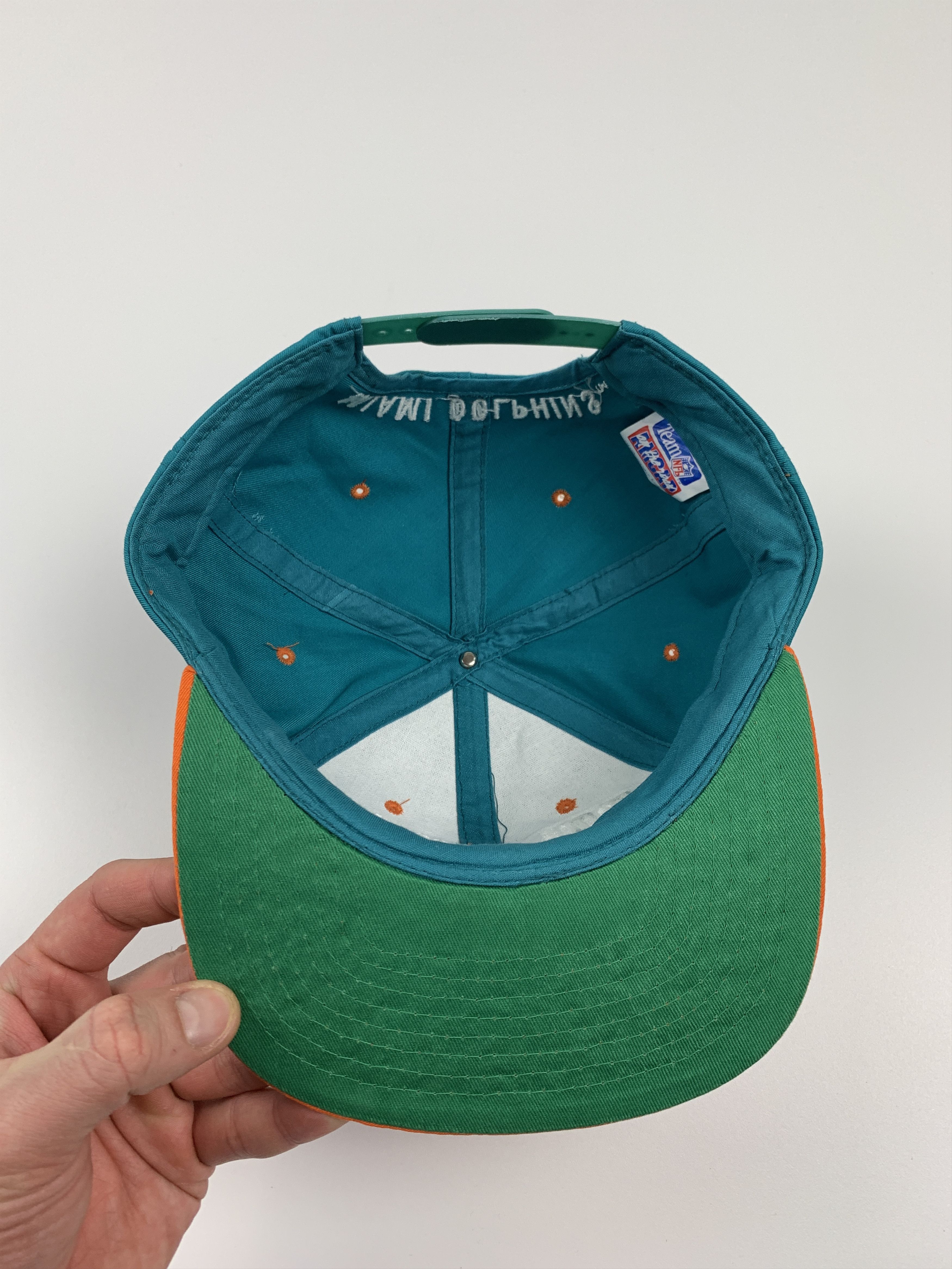 NFL × Vintage Vintage 1993 Miami Dolphins Cap Team NFL Snapback Hat Size ONE SIZE - 5 Thumbnail