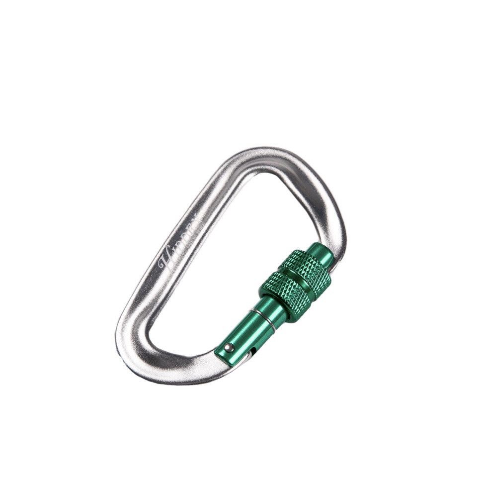 image of Hidden Ny Carabiner in Silver, Men's