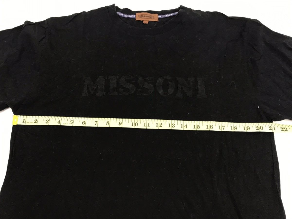 Missoni Missoni Vintage 90s Embroidery Big Logo Tee Size US L / EU 52-54 / 3 - 6 Thumbnail
