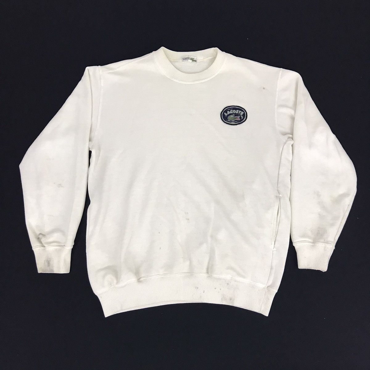 Lacoste Vintage Lacoste Sweatshirt Pull Over Style Jacket Size US S / EU 44-46 / 1 - 1 Thumbnail