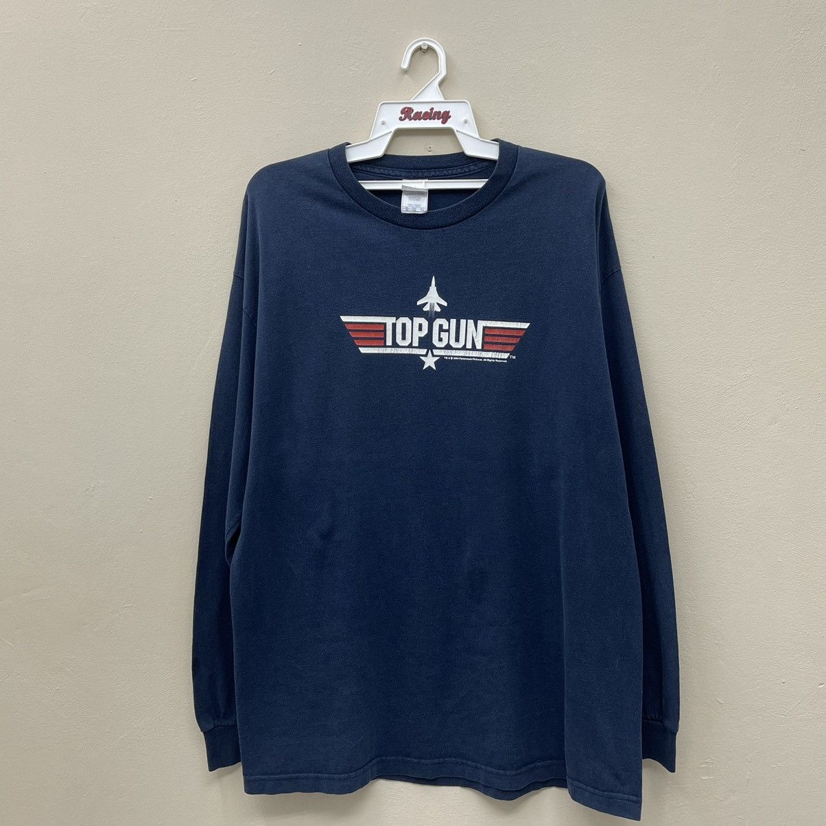 Vintage Top Gun Wingman Long Sleeve Shirt