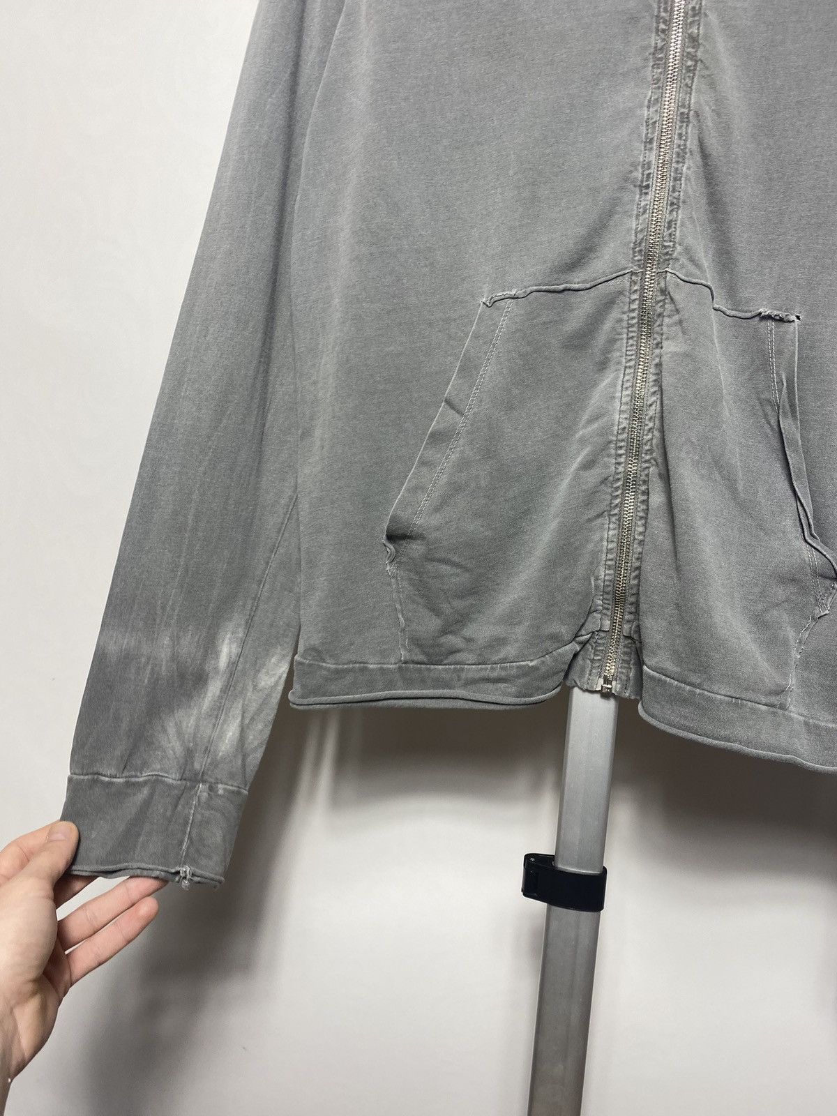 Diesel Black Gold Diesel black gold asymmetric distressed zipper sweatshirt Size US M / EU 48-50 / 2 - 6 Thumbnail