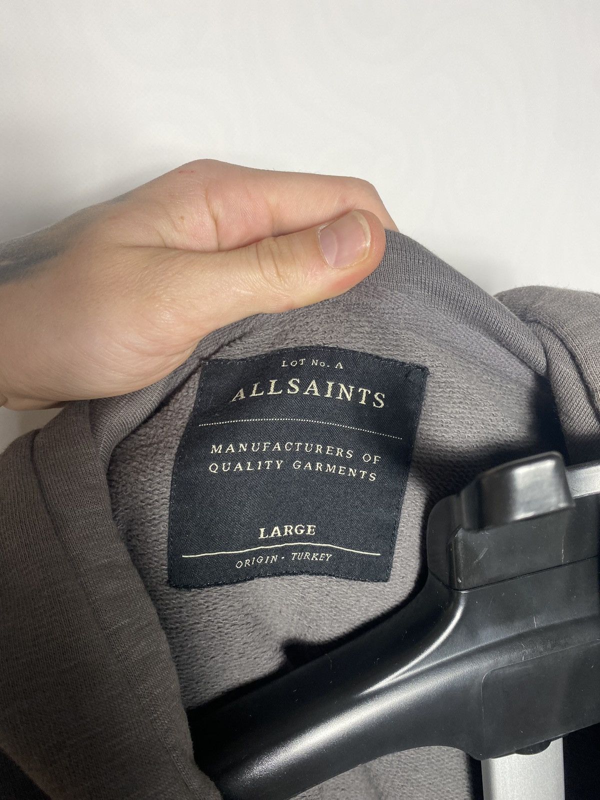 Allsaints Allsaints rupesh biker asymmetric zip hoodie size L Size US L / EU 52-54 / 3 - 12 Thumbnail