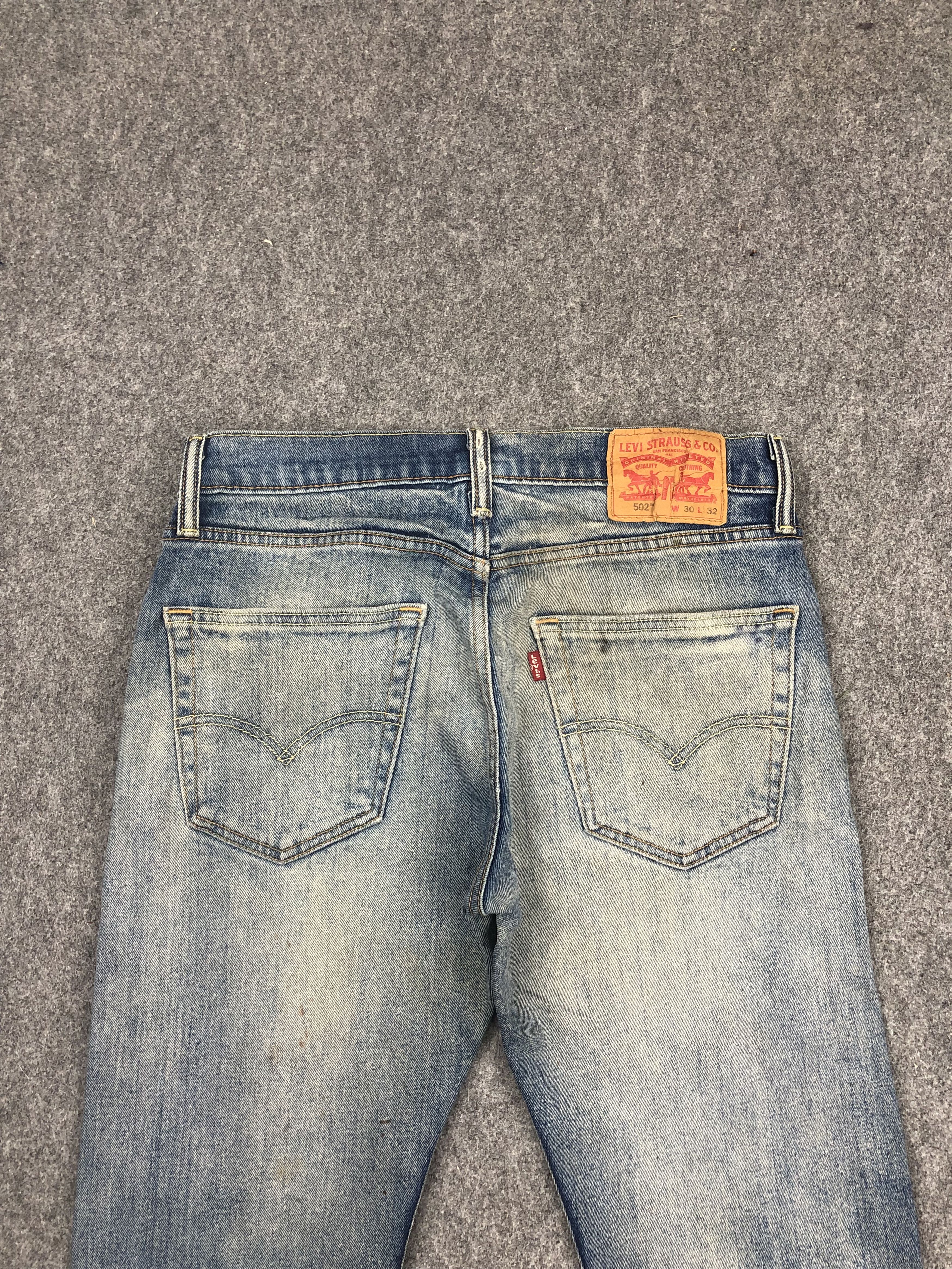Levi's Vintage Levis 502 Faded Blue Jeans DP1550 Size US 32 / EU 48 - 4 Thumbnail