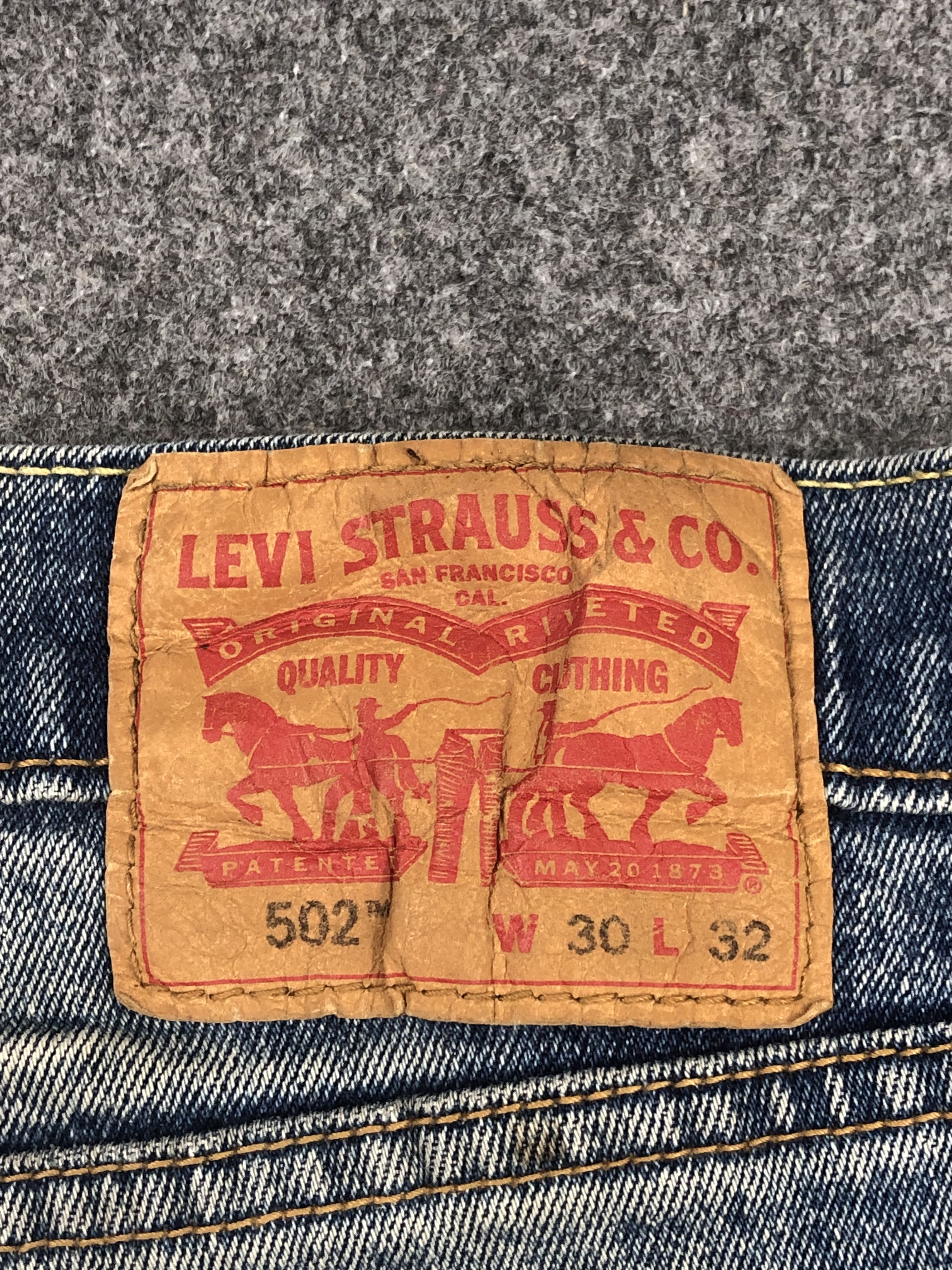 Levi's Vintage Levis 502 Faded Blue Jeans DP1550 Size US 32 / EU 48 - 5 Thumbnail