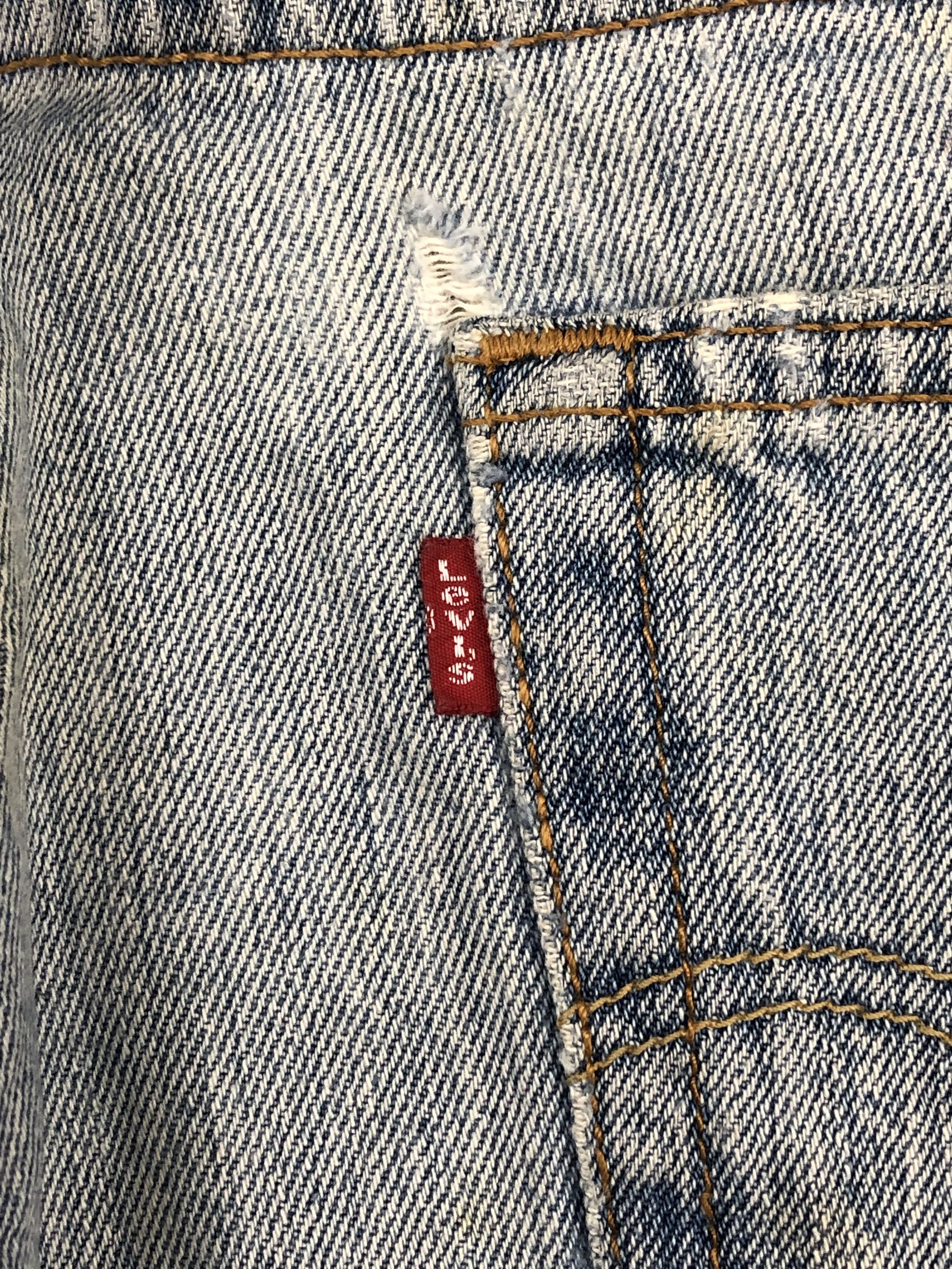 Levi's Vintage Levis 501 Faded Blue Jeans DP1551 Size US 31 - 6 Thumbnail