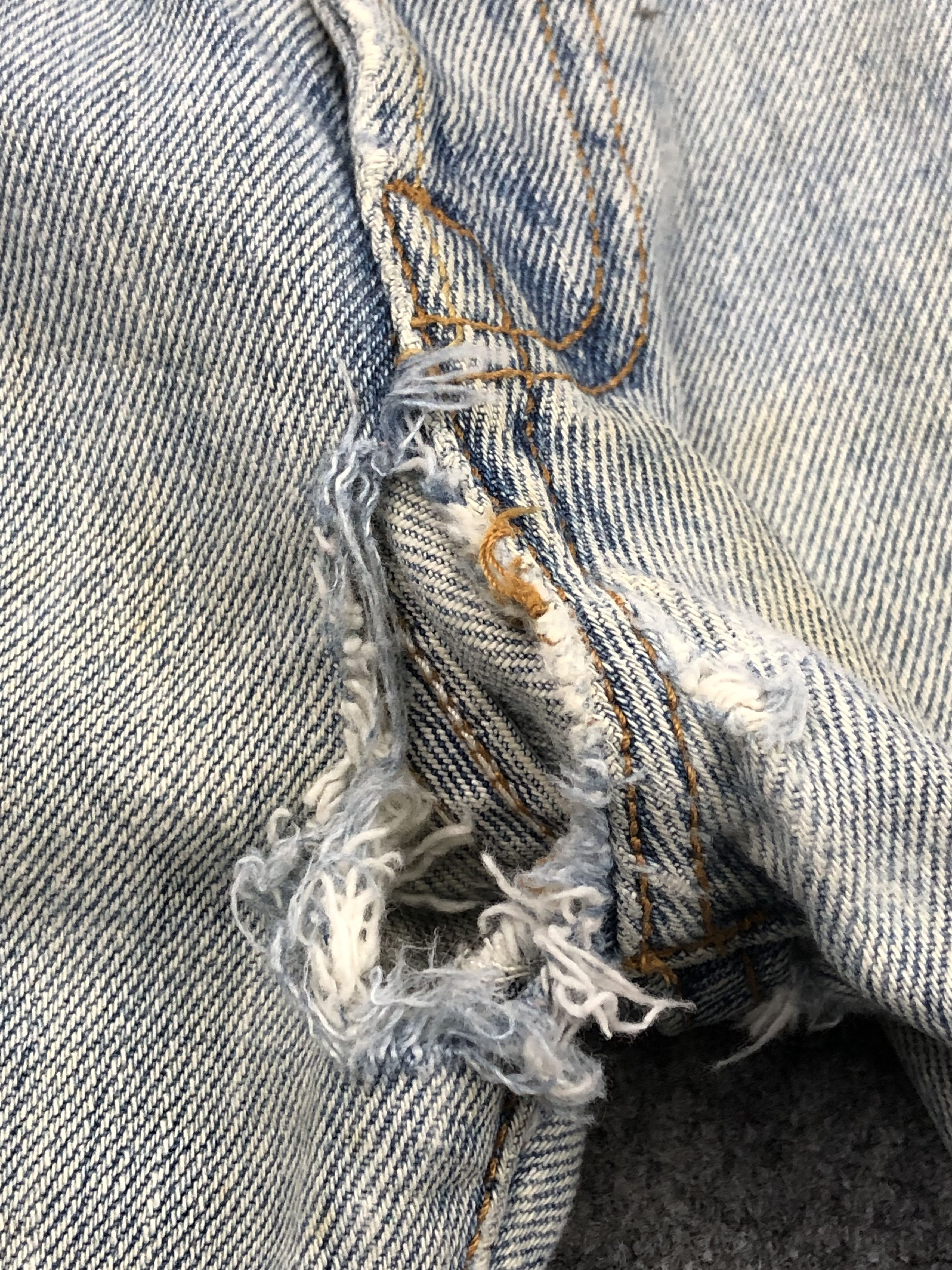 Levi's Vintage Levis 501 Faded Blue Jeans DP1551 Size US 31 - 10 Thumbnail