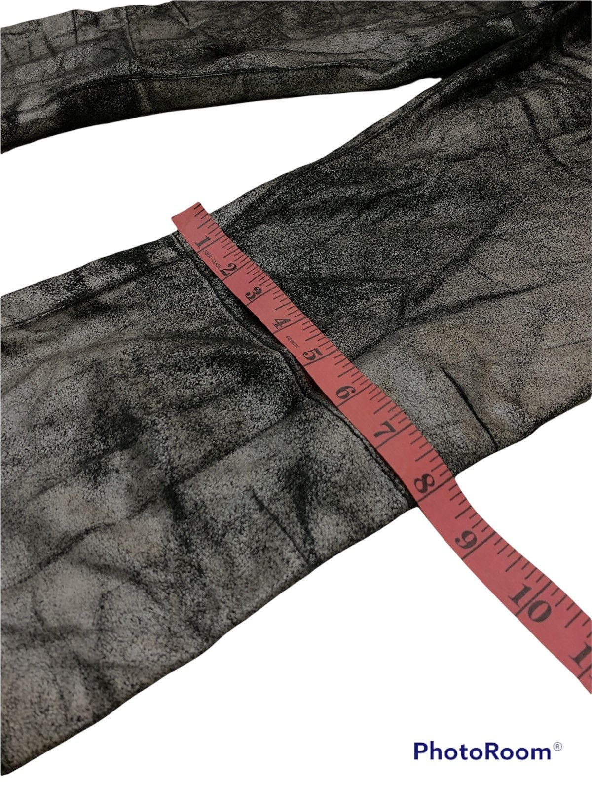 Bcbgmaxazria METALLIC SILVER COW LEATHER PANTS Size US 30 / EU 46 - 5 Thumbnail