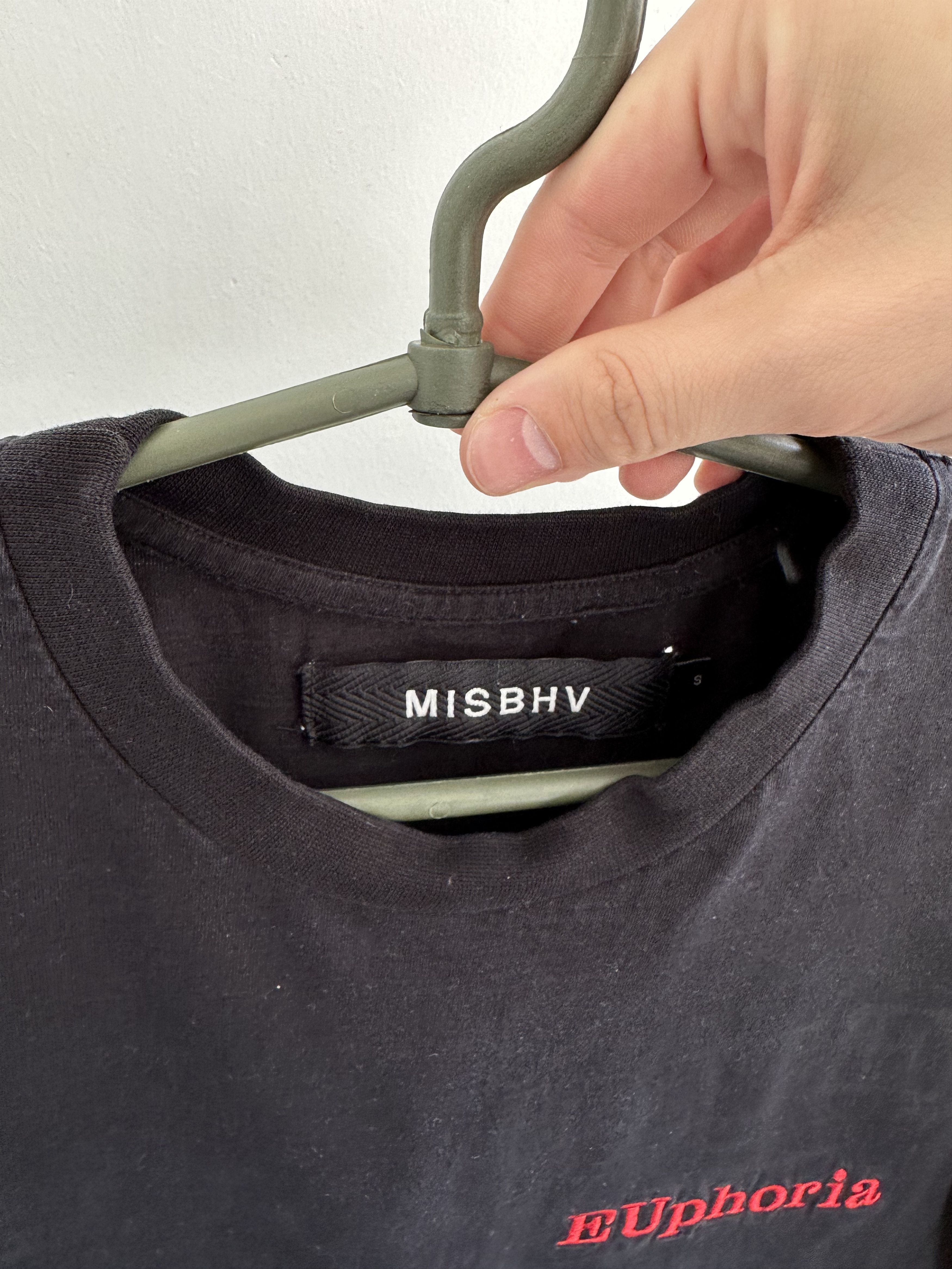 Misbhv MISBHV Euphoria Embroidered t shirt Size US S / EU 44-46 / 1 - 7 Thumbnail