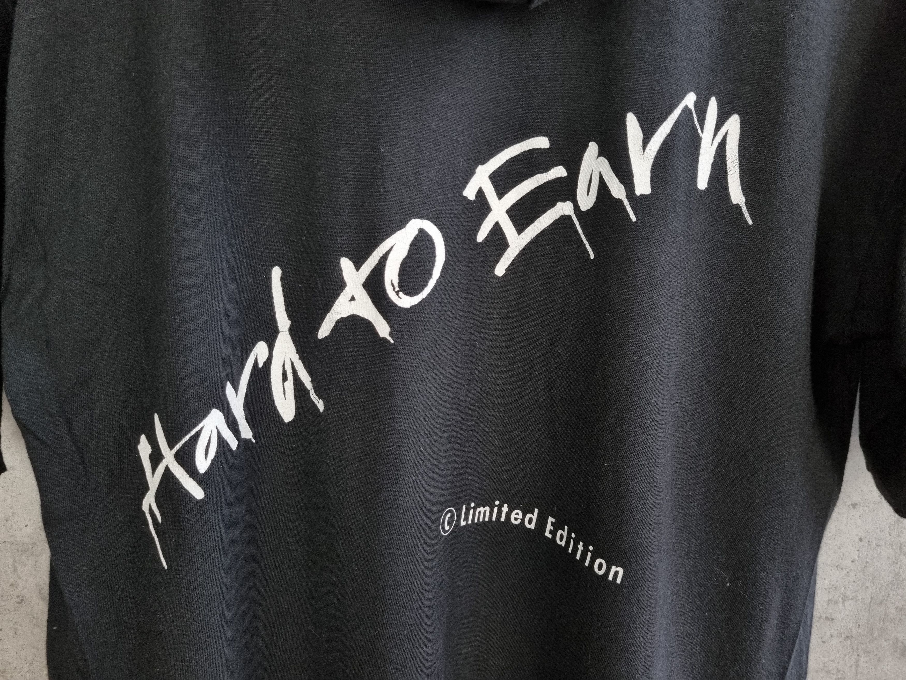 Band Tees × Rap Tees × Vintage 90s Rare Gang Starr single stitch Hard to Earn Hooded Tee Size US L / EU 52-54 / 3 - 5 Thumbnail