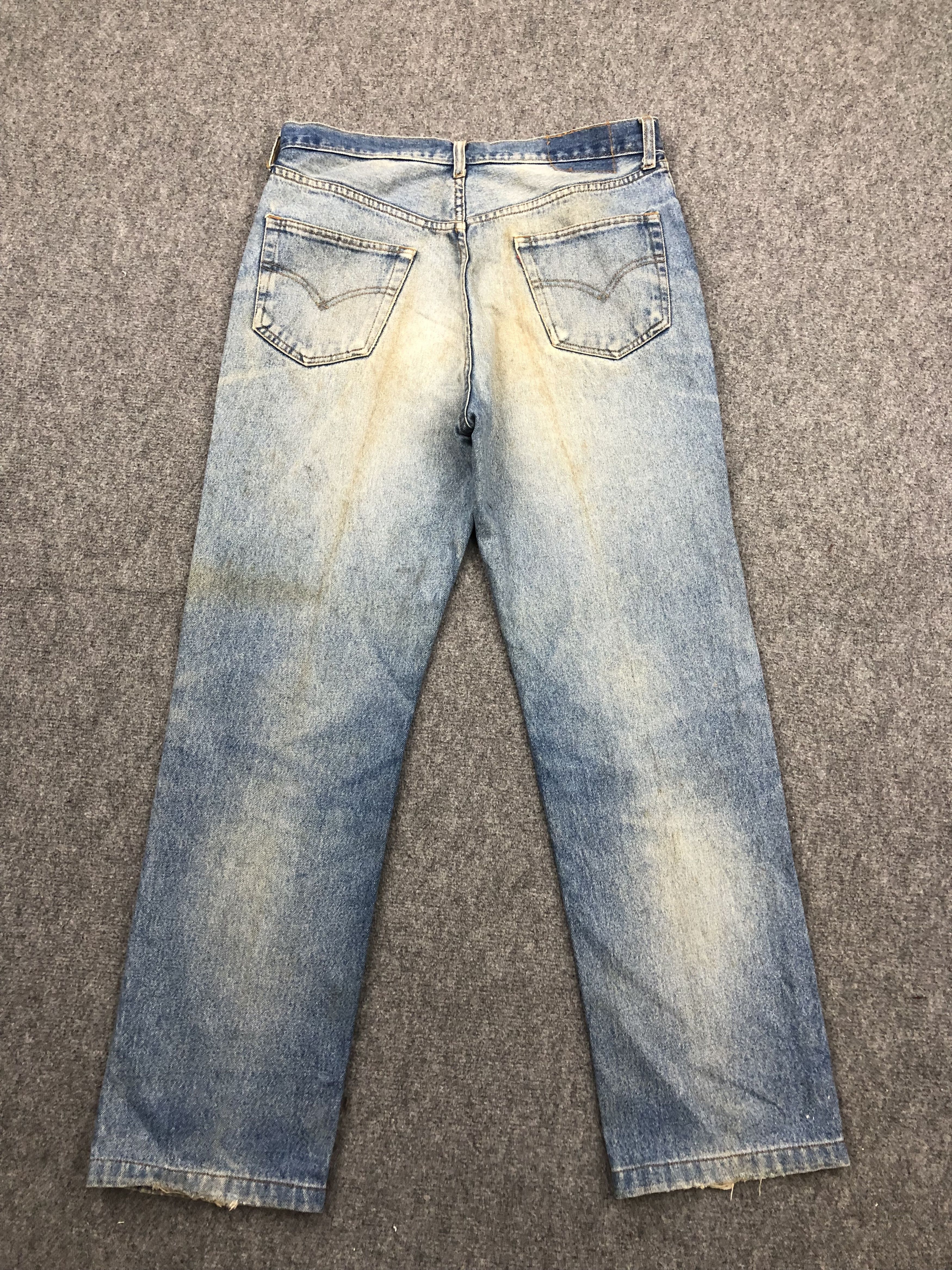 Levi's × Vintage Vintage 90s Levis 501 Faded Blue Jeans Size US 34 / EU 50 - 3 Thumbnail