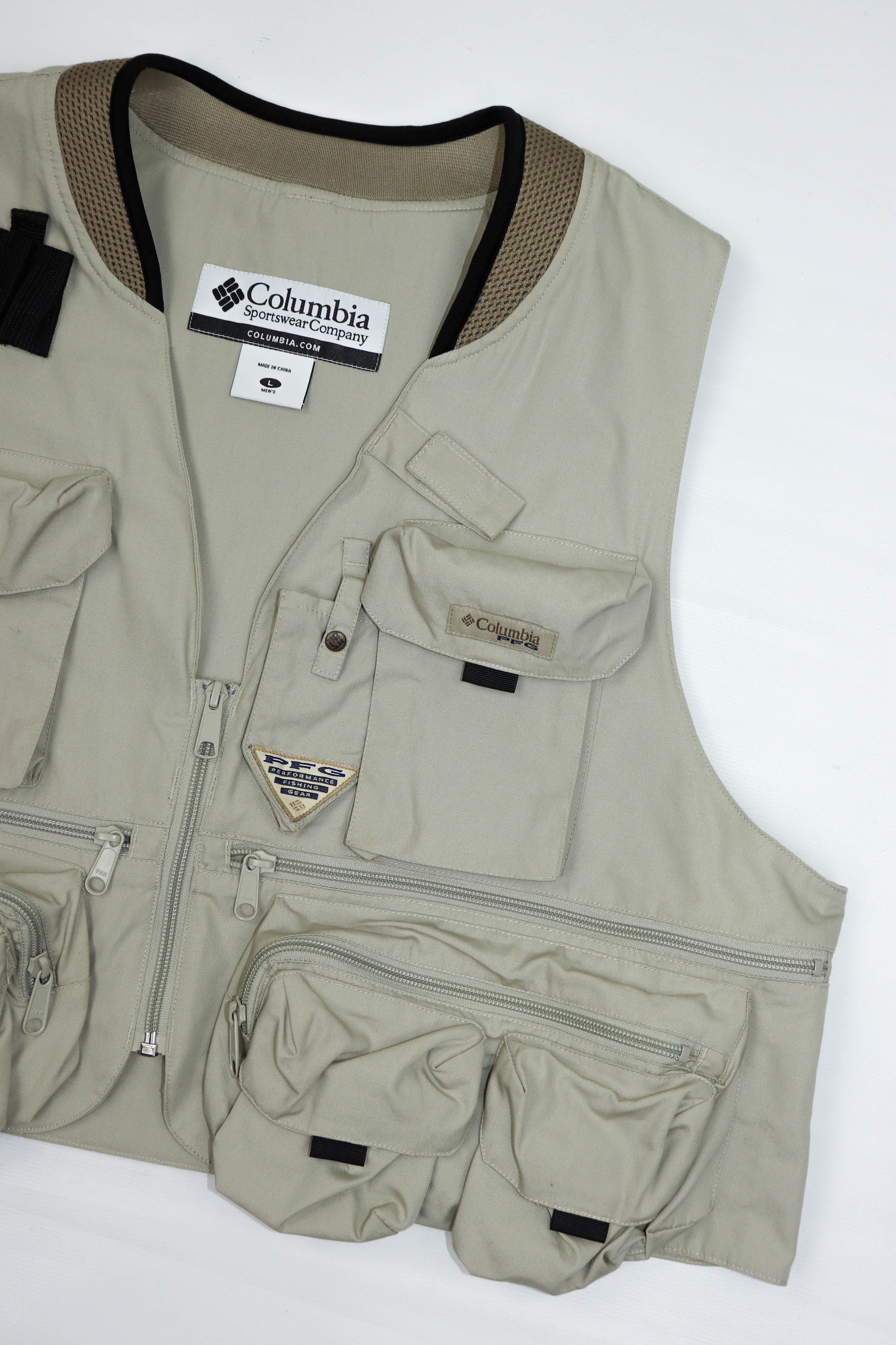 Columbia Columbia PFG Fish Utility Cargo Multipocket Waistcoat Vest Size US L / EU 52-54 / 3 - 6 Thumbnail