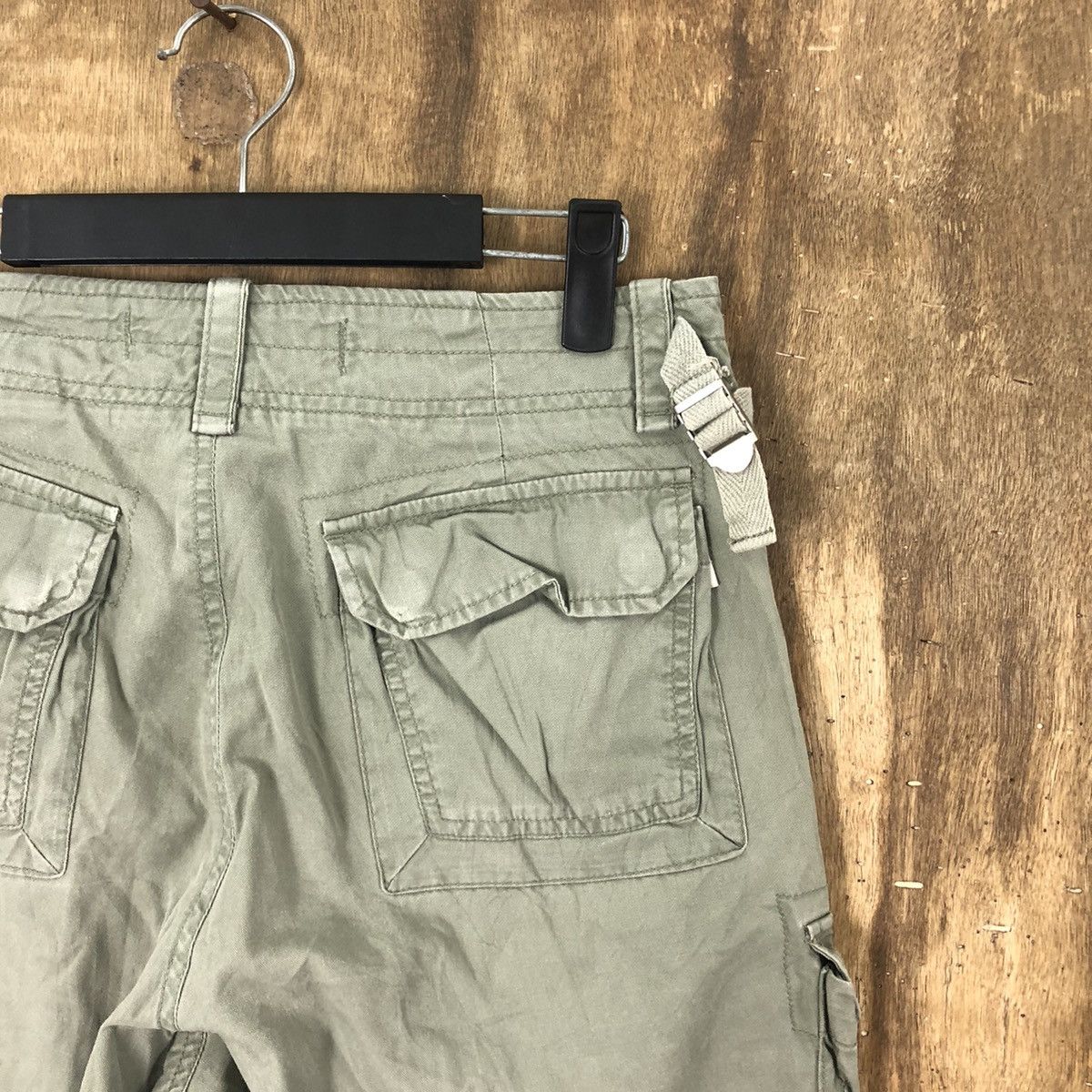 Japanese Brand Jambang EE Green bush Cargo Multipocket Pants #6327 Size US 31 - 10 Thumbnail