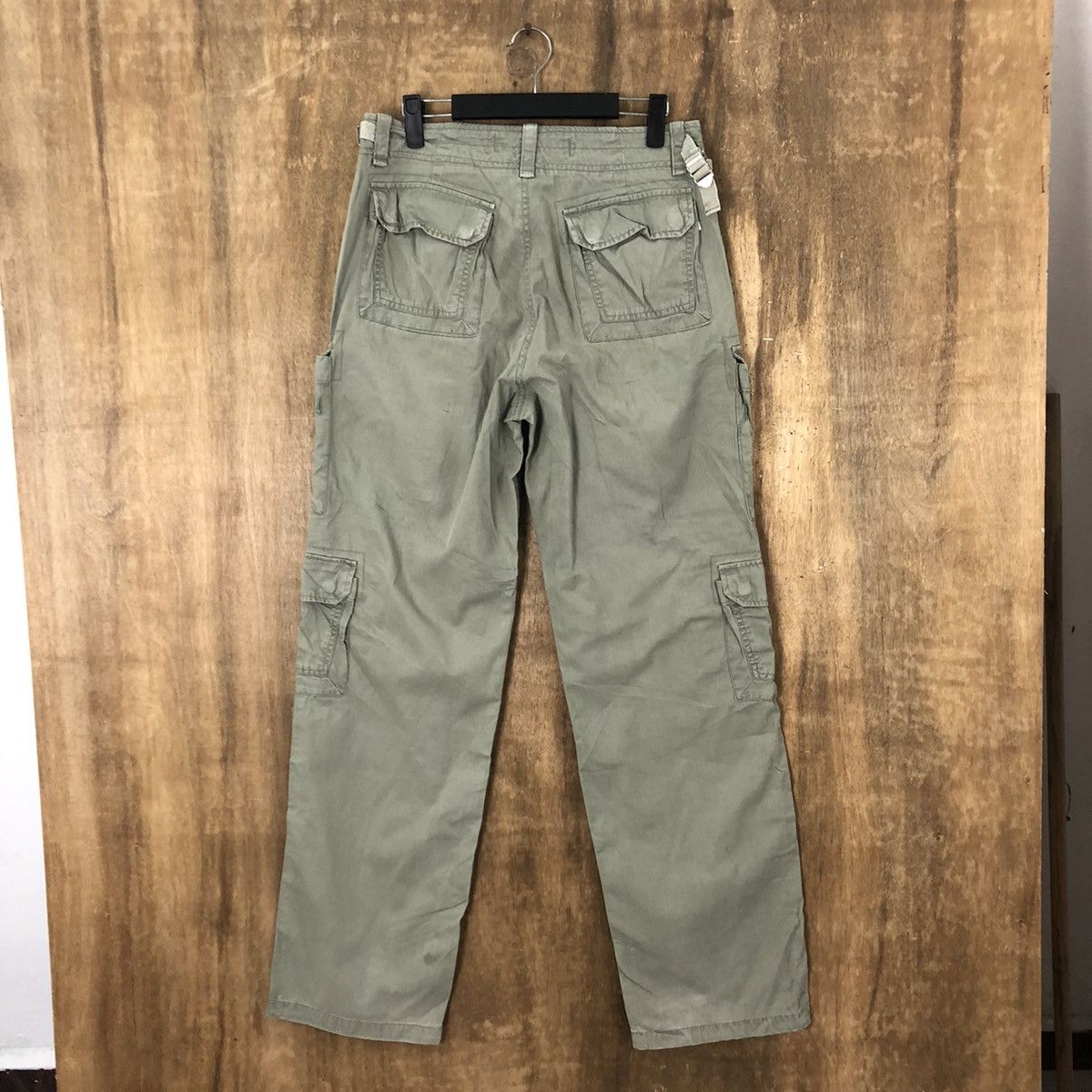 Japanese Brand Jambang EE Green bush Cargo Multipocket Pants #6327 Size US 31 - 6 Thumbnail