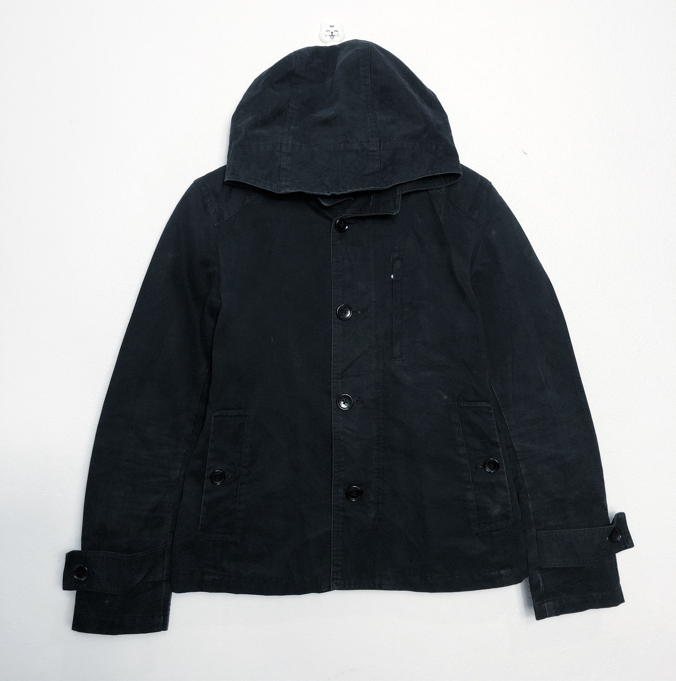image of Hare Hoodie Jacket Made In Japan in Black, Men's (Size Small)