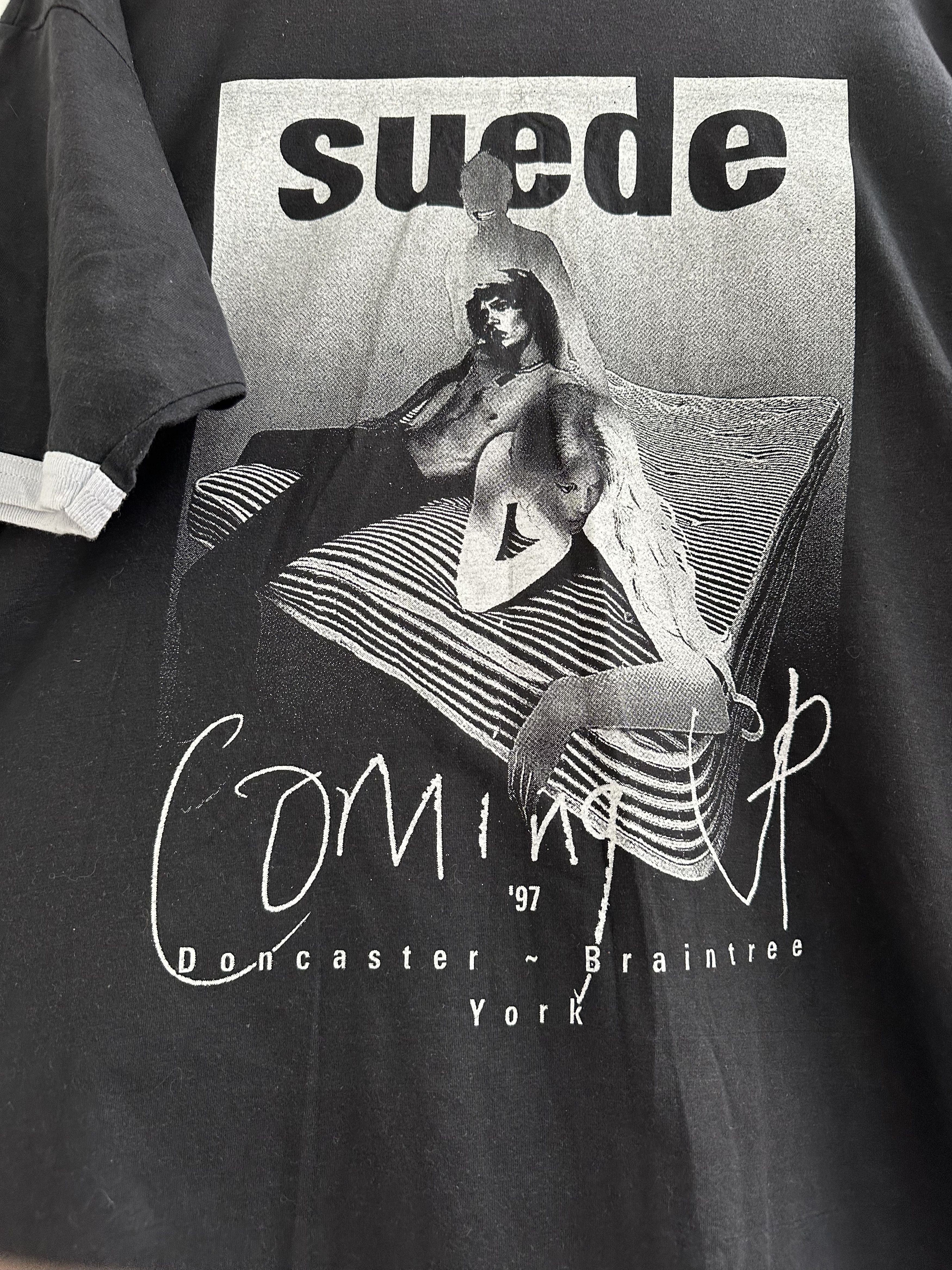 Band Tees VERY RARE Vintage 1997 Suede Rock Band T-Shirt Size US XL / EU 56 / 4 - 2 Thumbnail