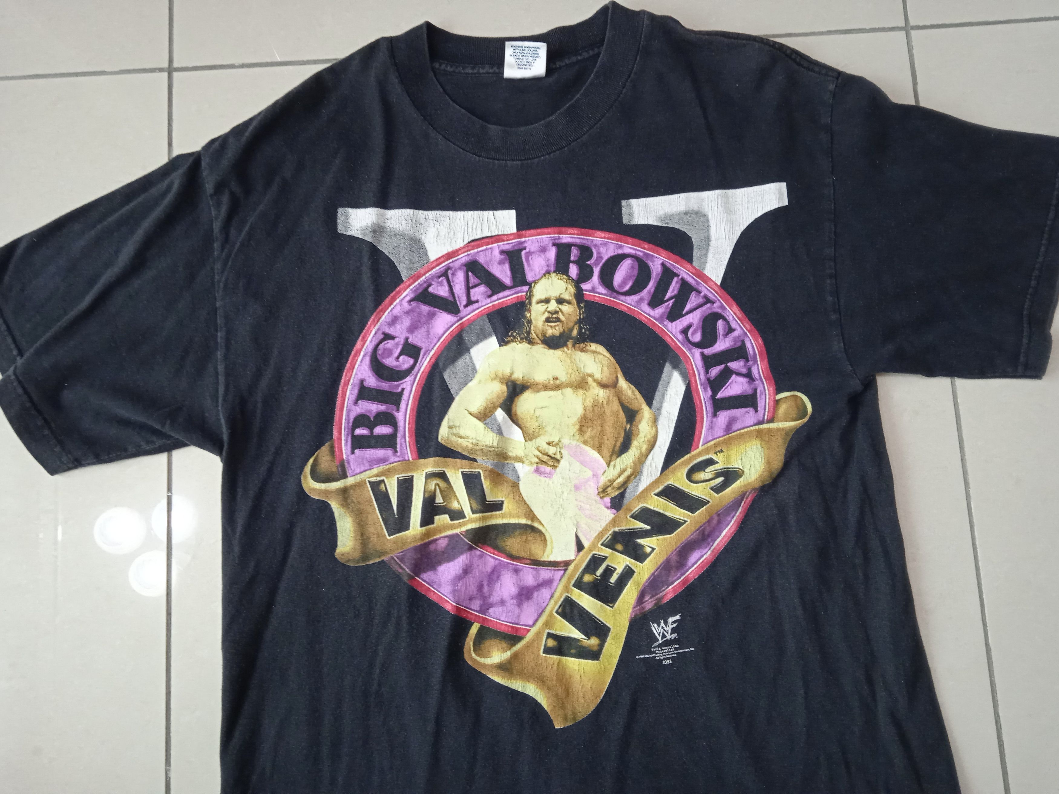 WWF Vintage 90s WWF Val Venis T-Shirt Wrestling Attitude Era Size US L / EU 52-54 / 3 - 5 Thumbnail
