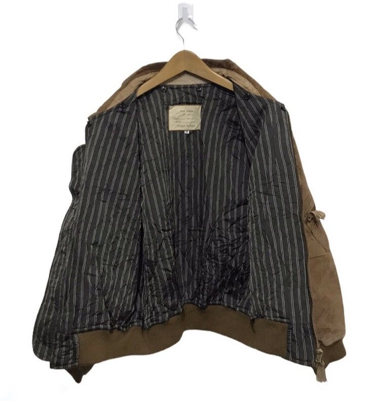 Vintage 🔥Rare🔥Men Bigi MA-1 brown leather bomber jacket Size US M / EU 48-50 / 2 - 5 Thumbnail