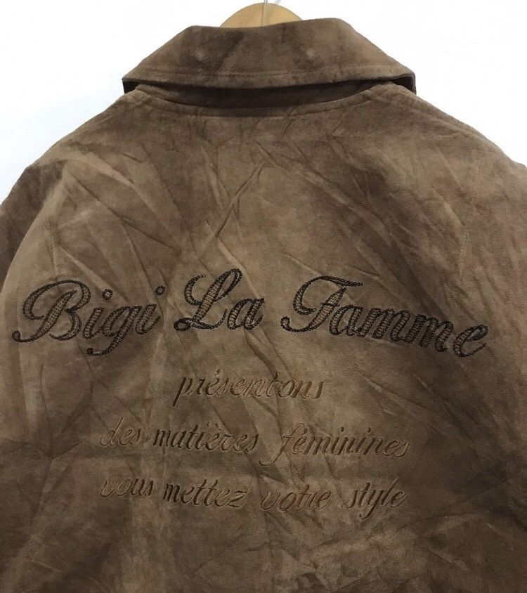 Vintage 🔥Rare🔥Men Bigi MA-1 brown leather bomber jacket Size US M / EU 48-50 / 2 - 3 Thumbnail