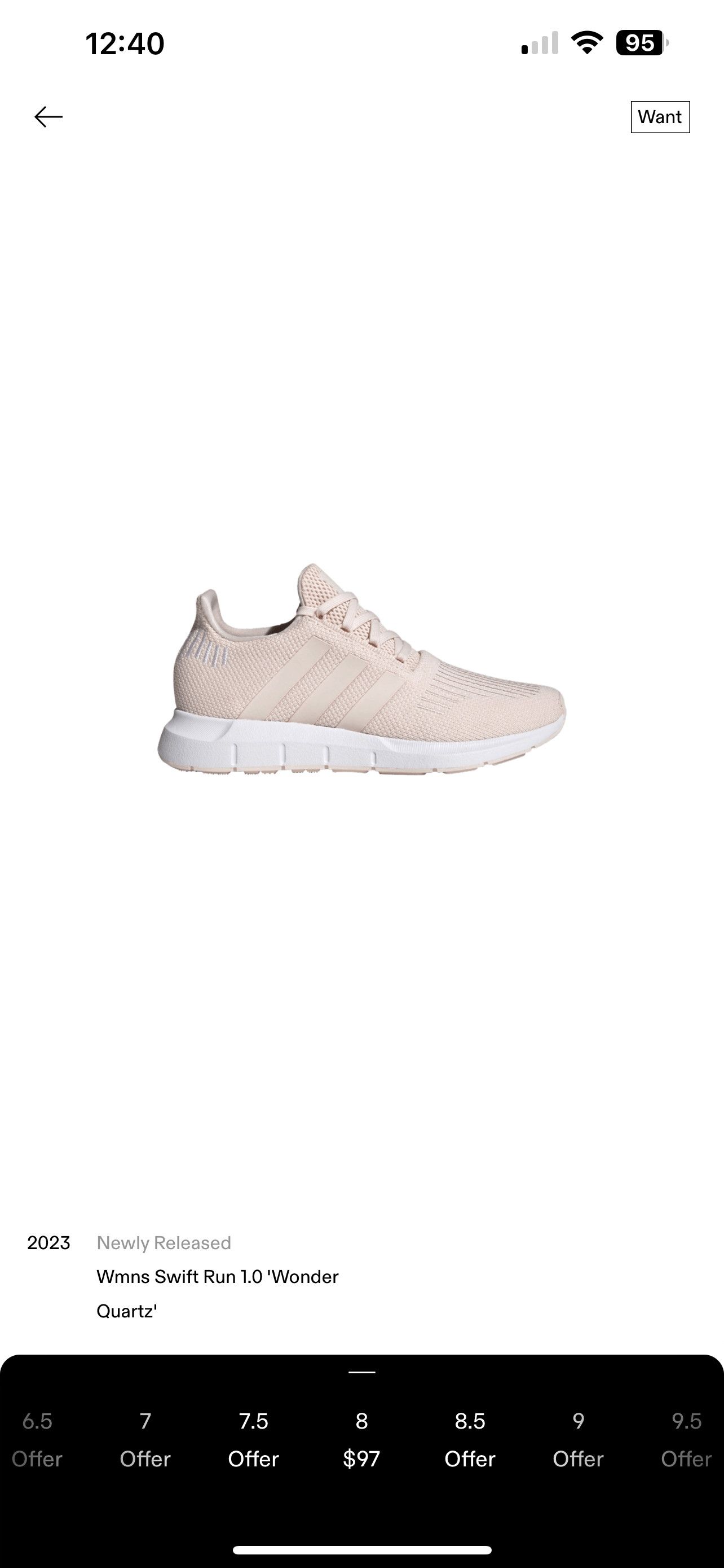 Adidas swift run hot sale vapour grey