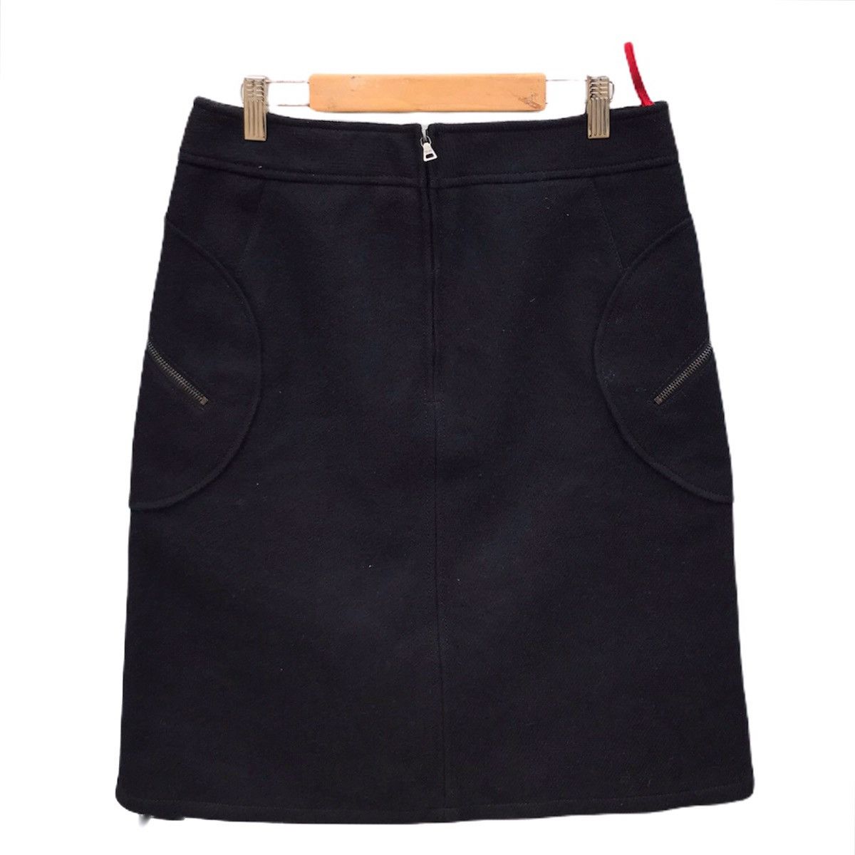 Prada Prada wool skirt by riri zip Size US 29 - 2 Thumbnail
