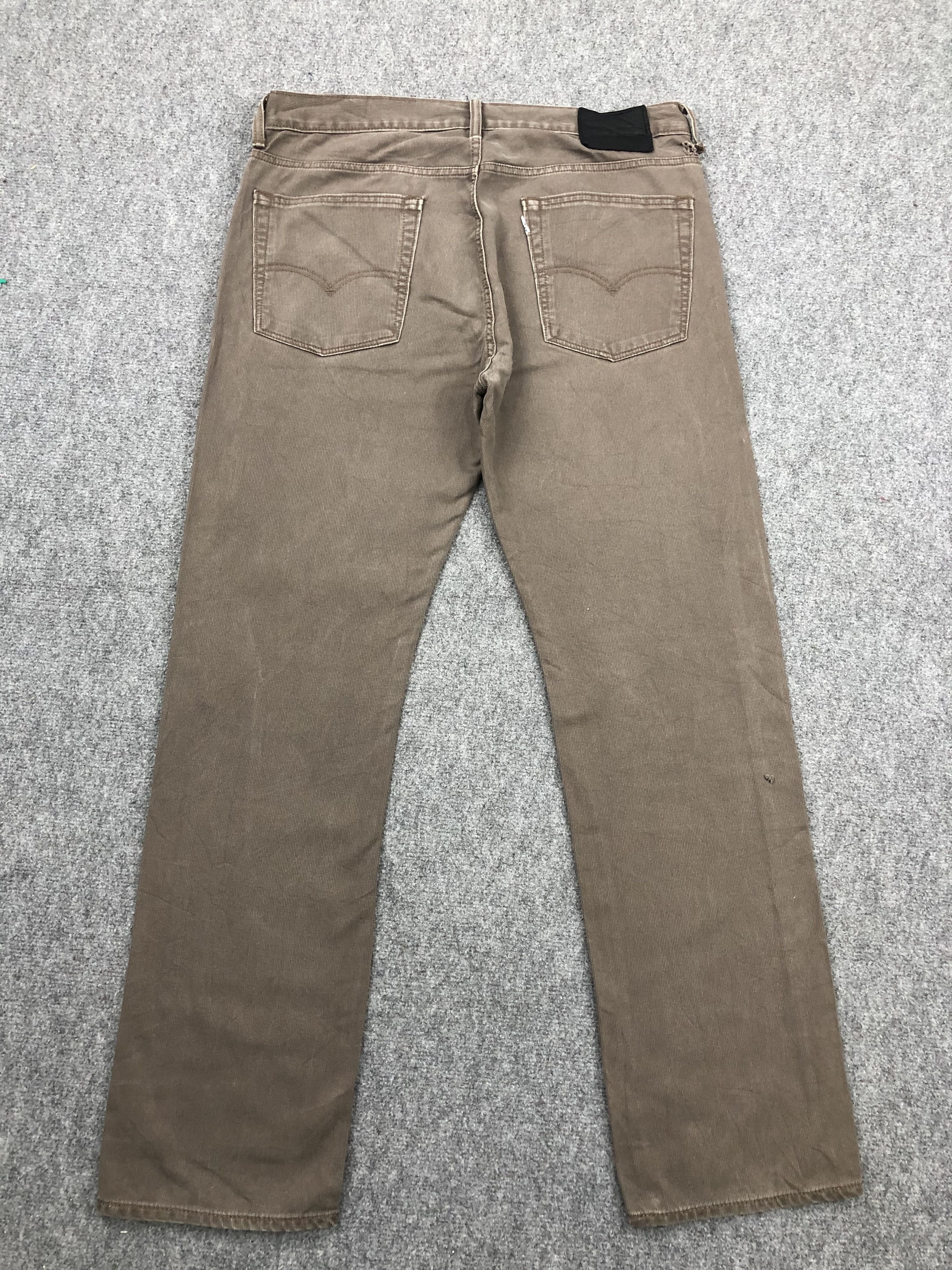 Levi's × Vintage Vintage Levis 513 Brown Jeans Size US 37 - 3 Thumbnail