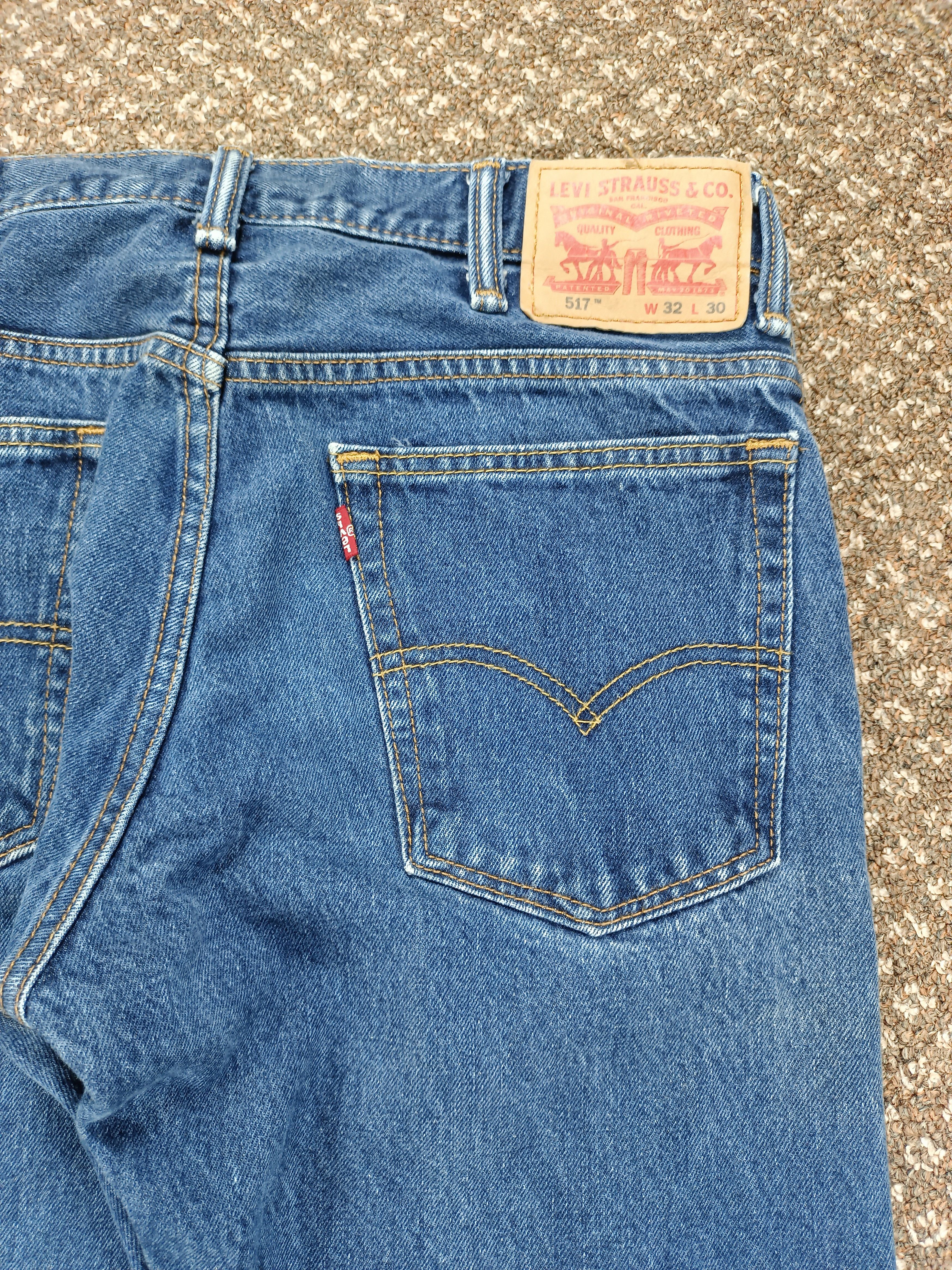 Levi's × Vintage Levi's 517 Flare Bootcut Jeans Size 32 x 30 Size US 32 / EU 48 - 3 Thumbnail