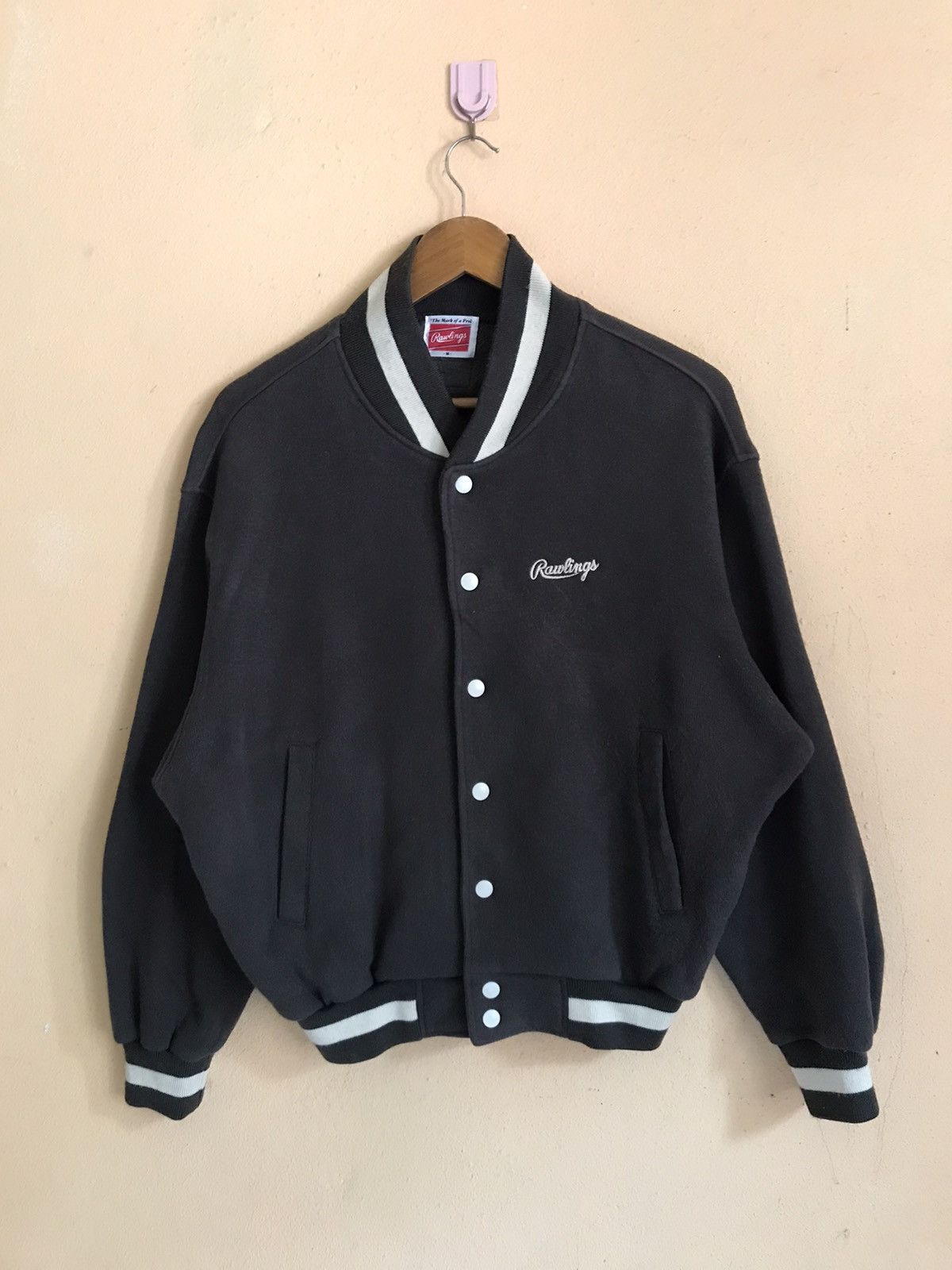 Vintage RARE RAWLINGS VARSITY JACKET Size US M / EU 48-50 / 2 - 2 Thumbnail
